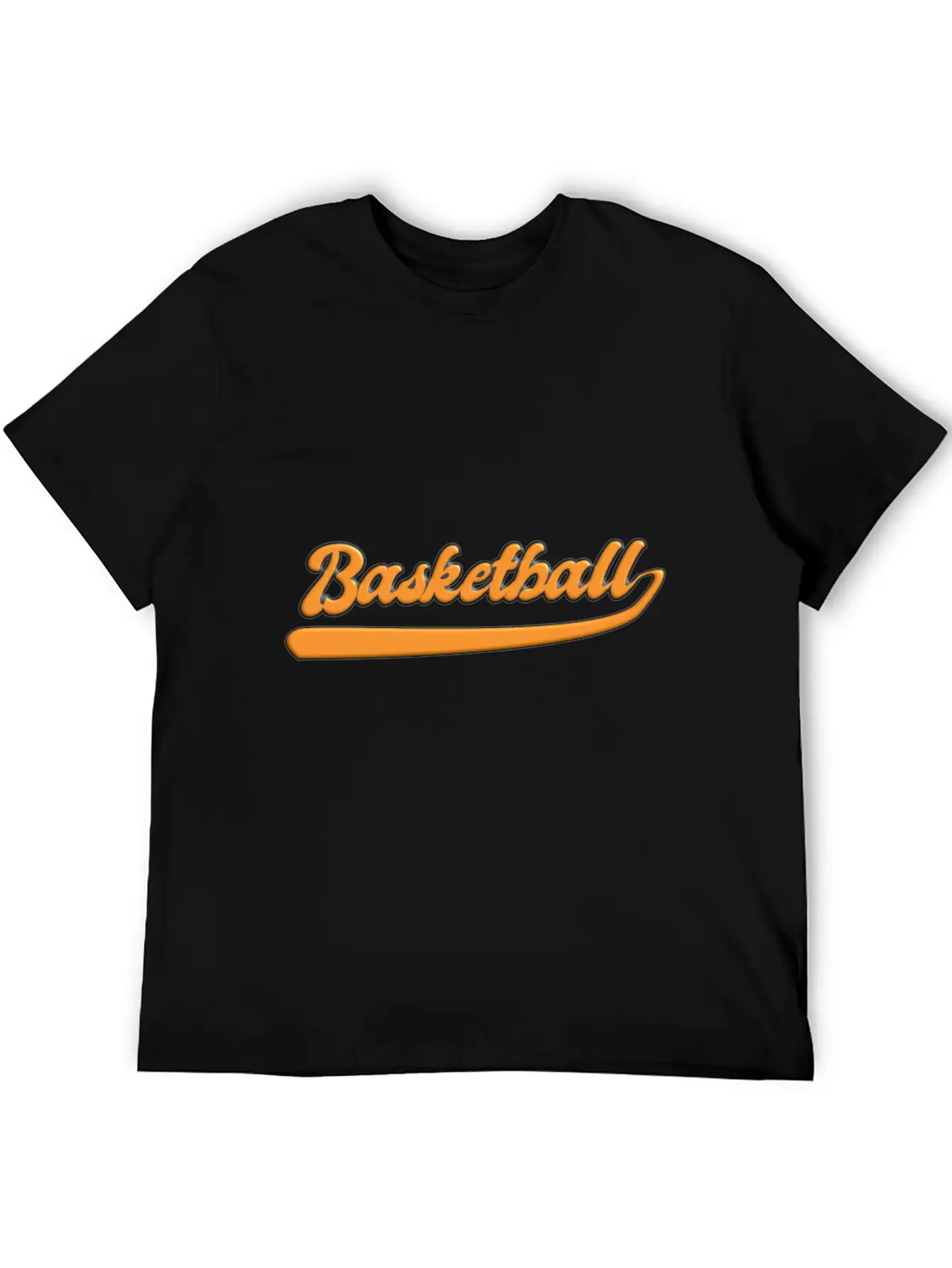 Basketball Slogan Logo 3D Basic Graphic T-Shirt – Daily Comfort In Soft Cotton