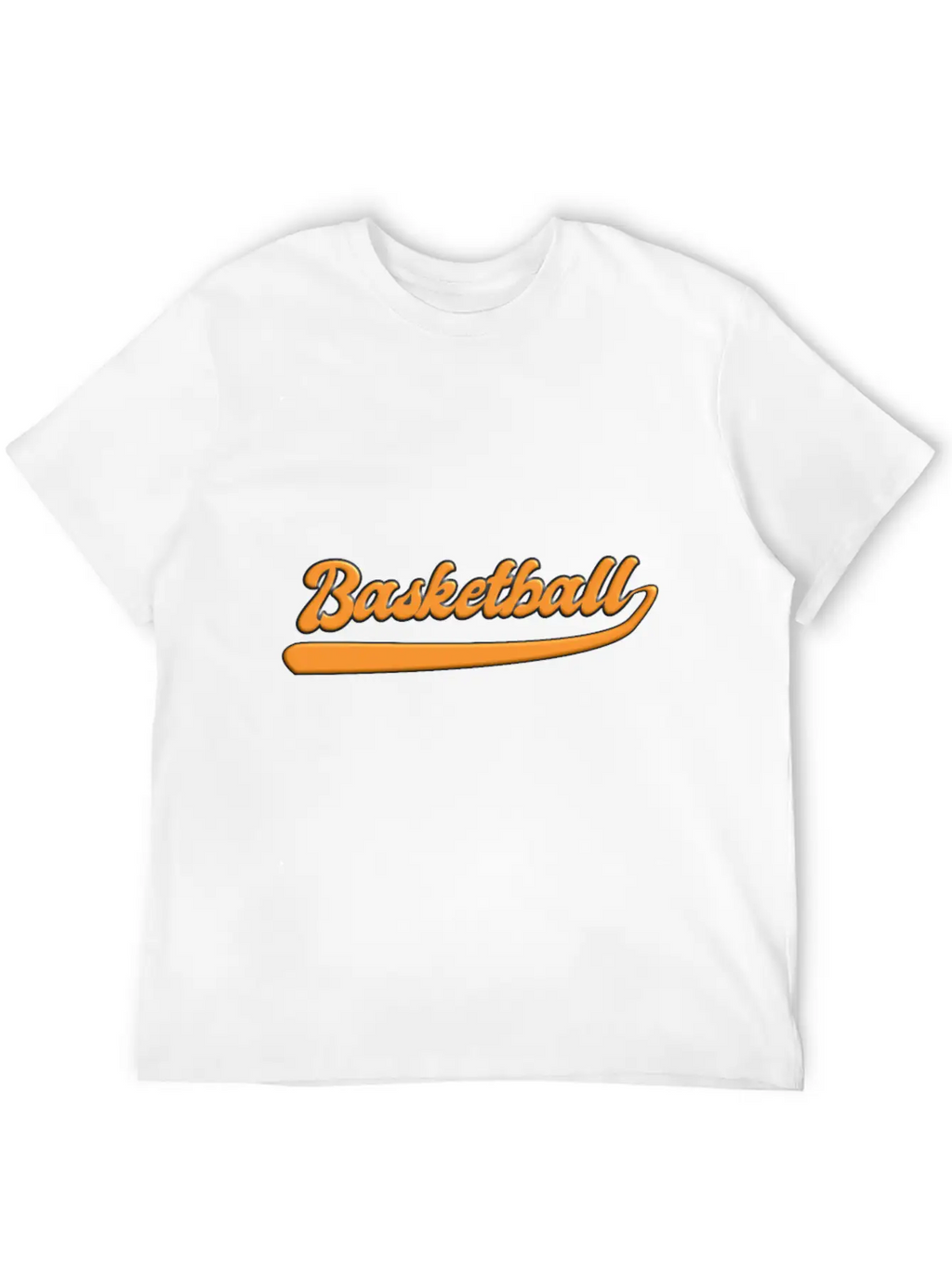 Basketball Slogan Logo 3D Basic Graphic T-Shirt – Daily Comfort In Soft Cotton
