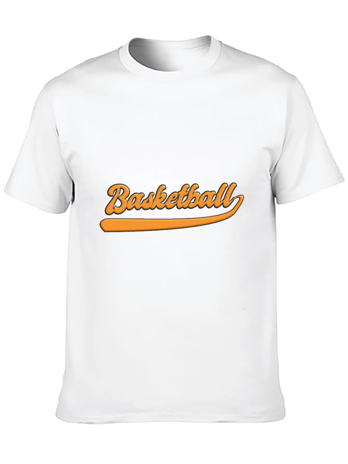 Basketball Slogan Logo 3D Basic Graphic T-Shirt – Daily Comfort In Soft Cotton