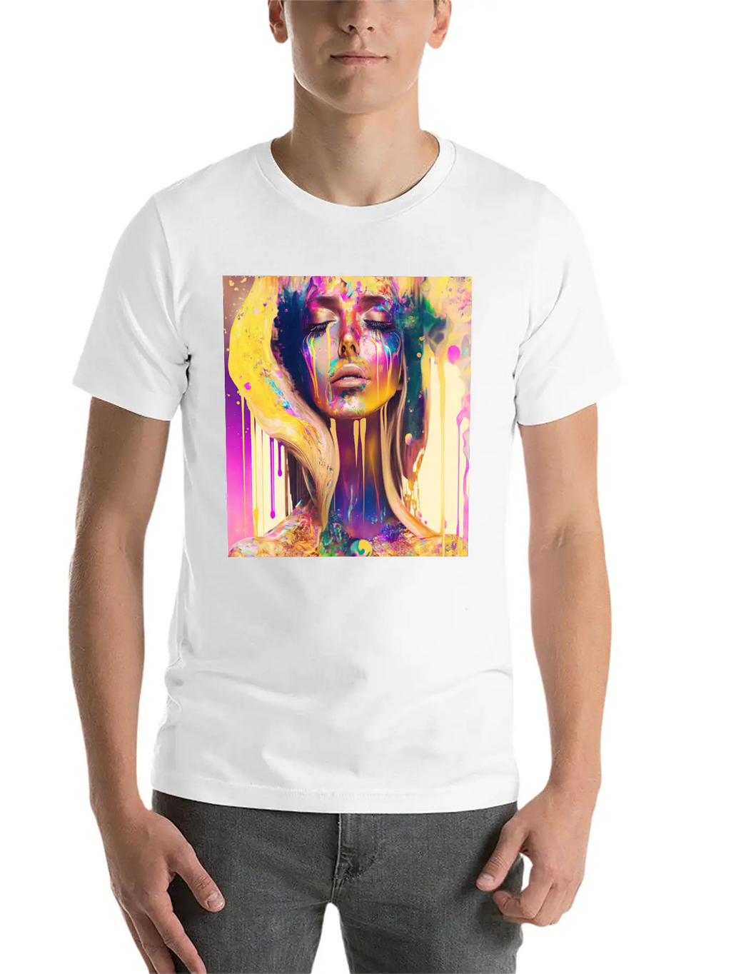 Basking In The Sunshine - Emotionally Fluid Series Unisex Casual T-Shirt – Clean Design For Daily Comfort
