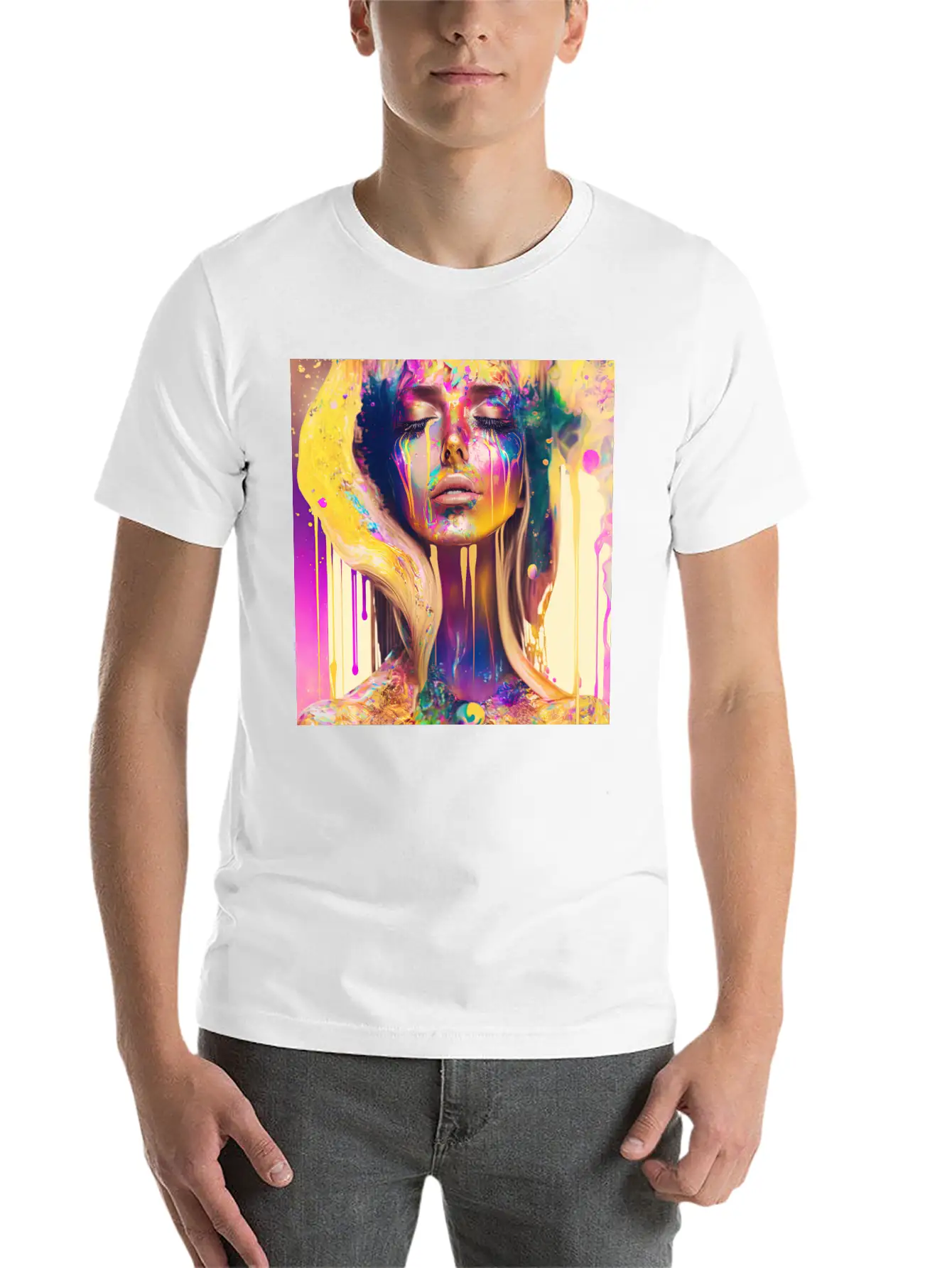 Basking In The Sunshine - Emotionally Fluid Series Unisex Casual T-Shirt – Clean Design For Daily Comfort