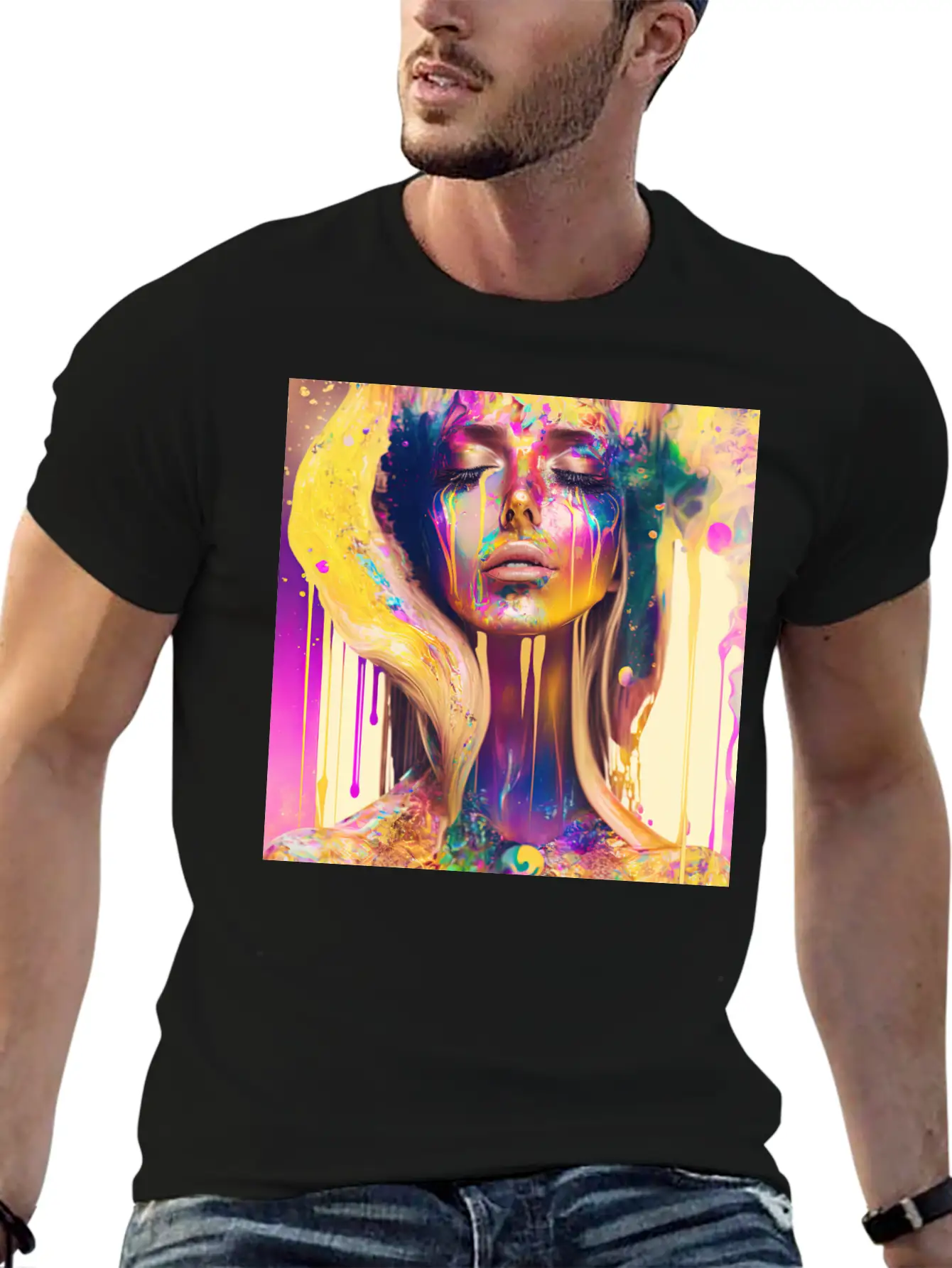 Basking In The Sunshine - Emotionally Fluid Series Unisex Casual T-Shirt – Clean Design For Daily Comfort
