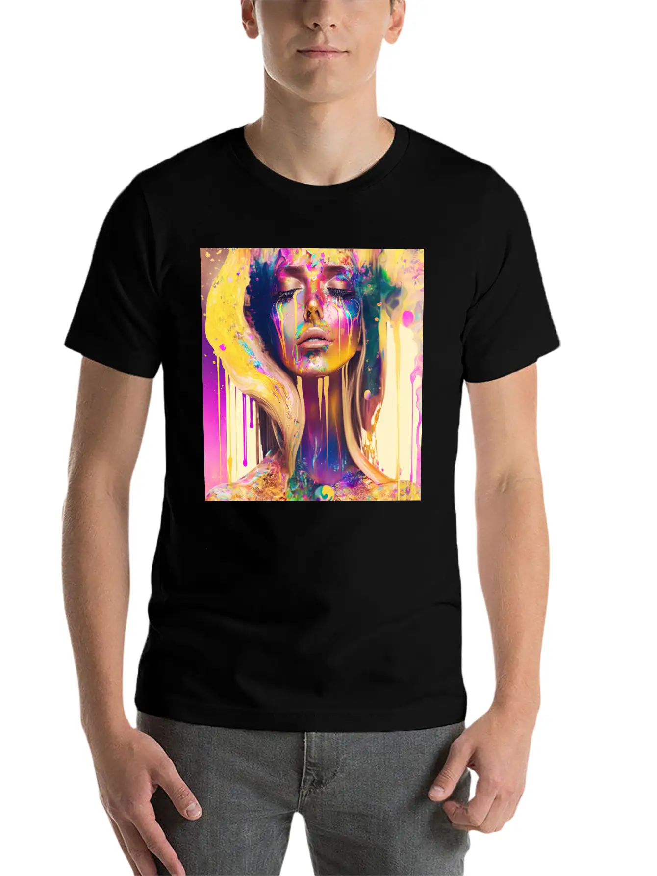 Basking In The Sunshine - Emotionally Fluid Series Unisex Casual T-Shirt – Clean Design For Daily Comfort