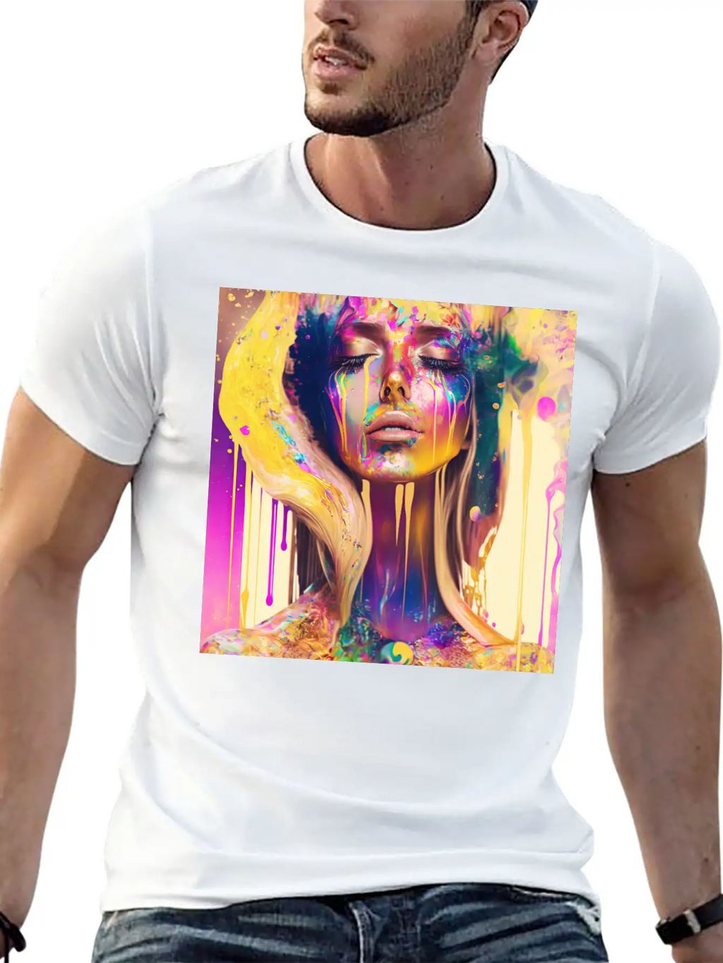Basking In The Sunshine - Emotionally Fluid Series Unisex Casual T-Shirt – Clean Design For Daily Comfort