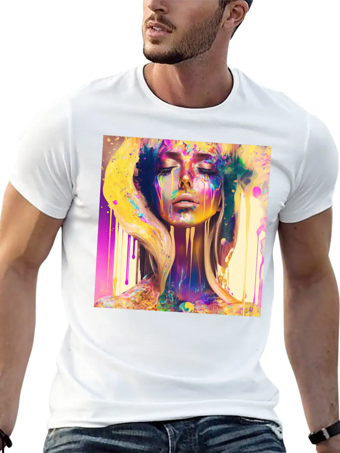 Basking In The Sunshine - Emotionally Fluid Series Unisex Casual T-Shirt – Clean Design For Daily Comfort