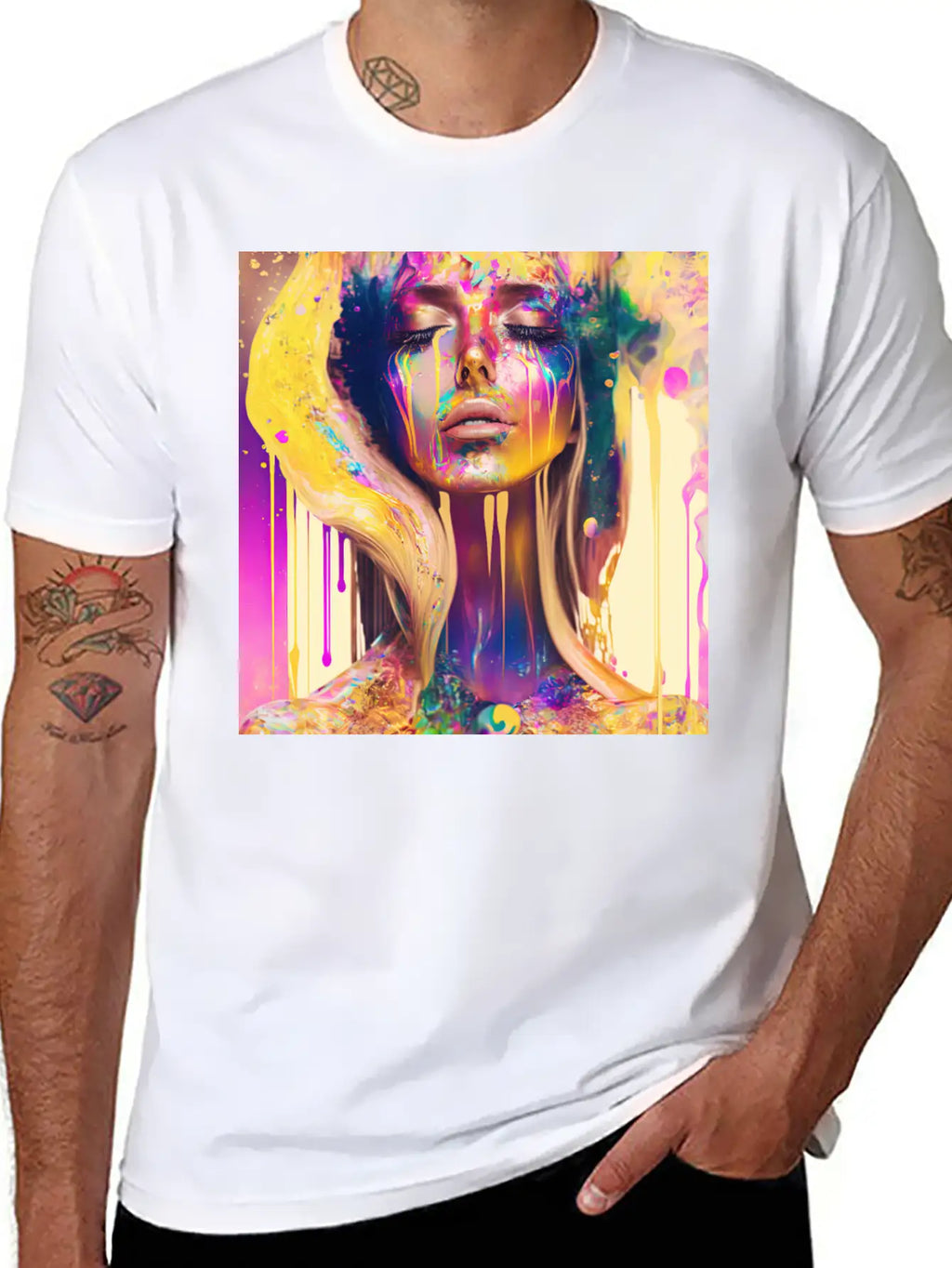 Basking In The Sunshine - Emotionally Fluid Series Unisex Casual T-Shirt – Clean Design For Daily Comfort