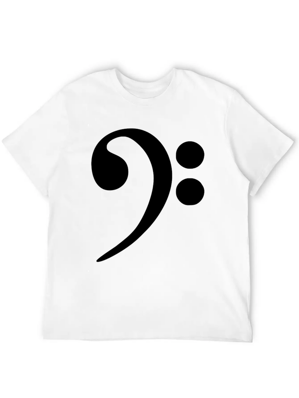 Bass Cleff Funny Stylish Everyday T-Shirt – Unisex Basic Cotton Tee