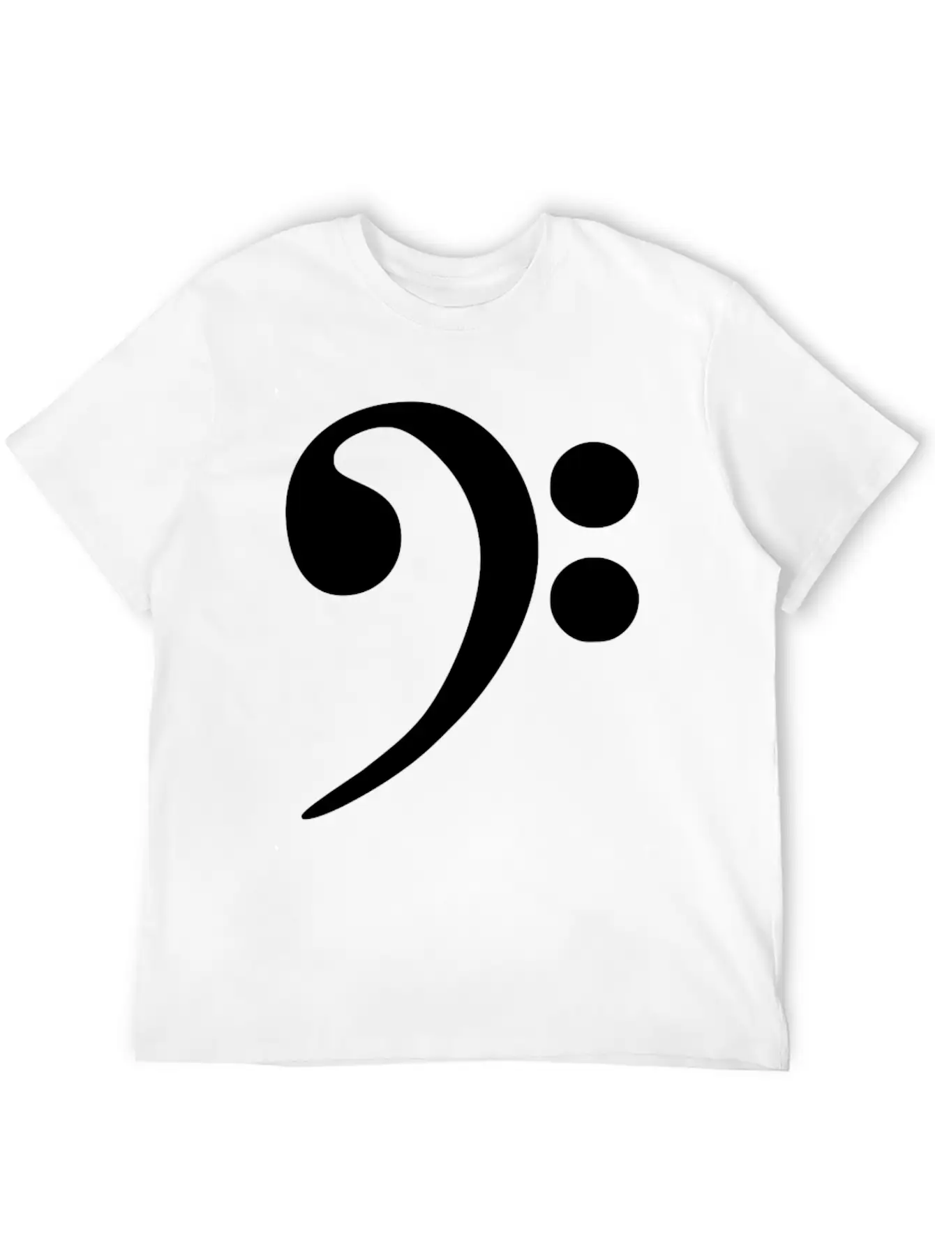 Bass Cleff Funny Stylish Everyday T-Shirt – Unisex Basic Cotton Tee