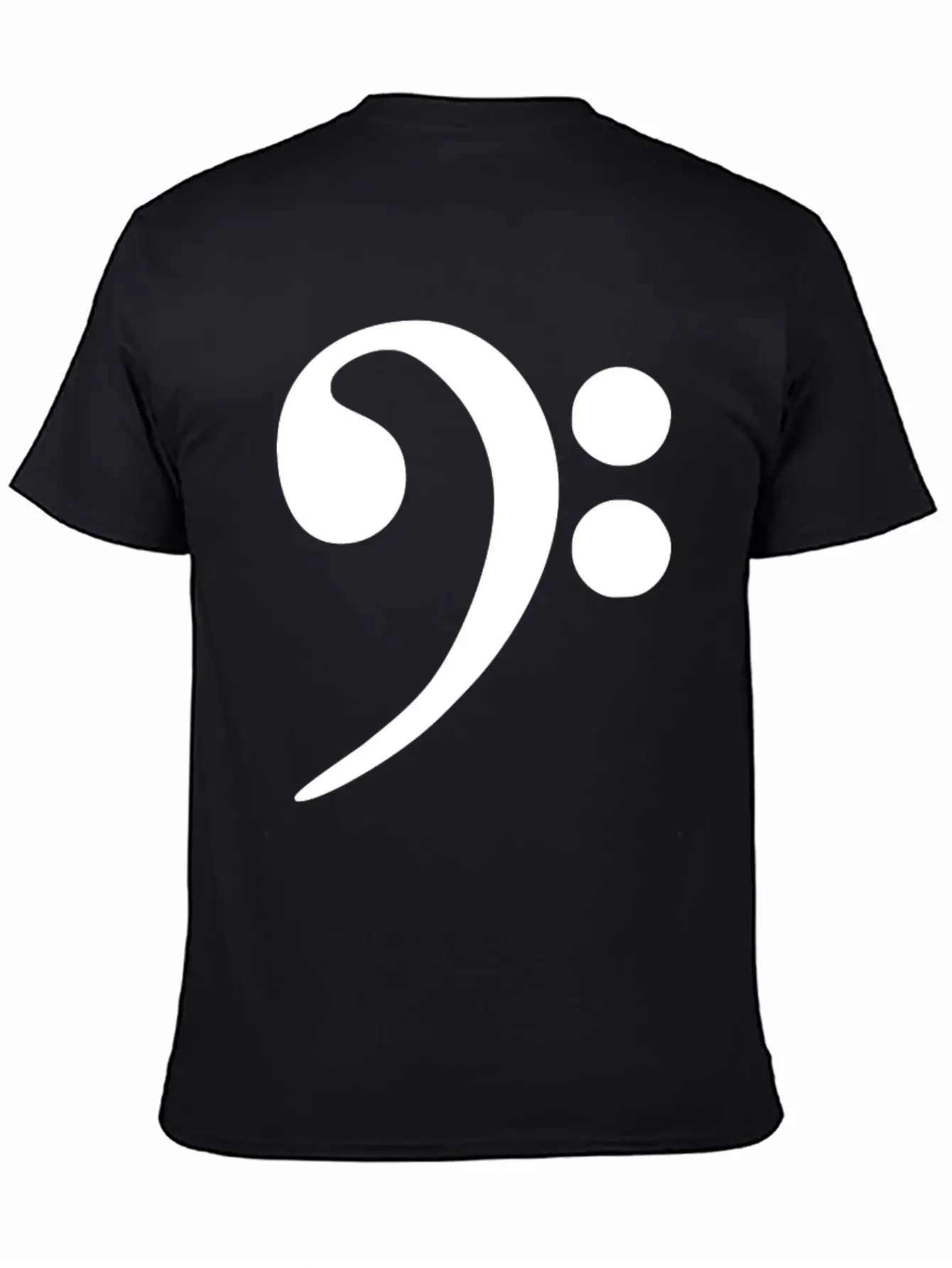 Bass Cleff Funny Stylish Everyday T-Shirt – Unisex Basic Cotton Tee