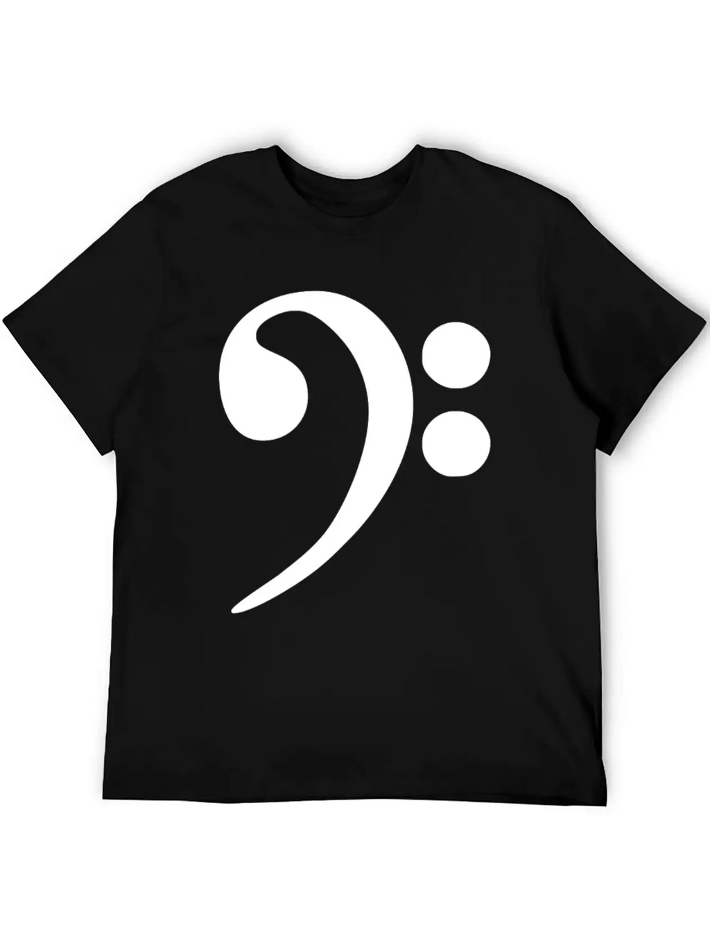 Bass Cleff Funny Stylish Everyday T-Shirt – Unisex Basic Cotton Tee