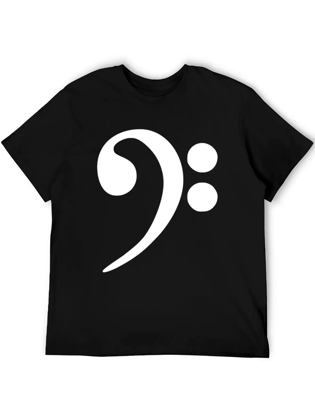 Bass Cleff Funny Stylish Everyday T-Shirt – Unisex Basic Cotton Tee