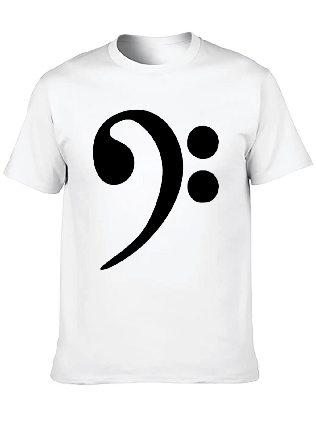 Bass Cleff Funny Stylish Everyday T-Shirt – Unisex Basic Cotton Tee