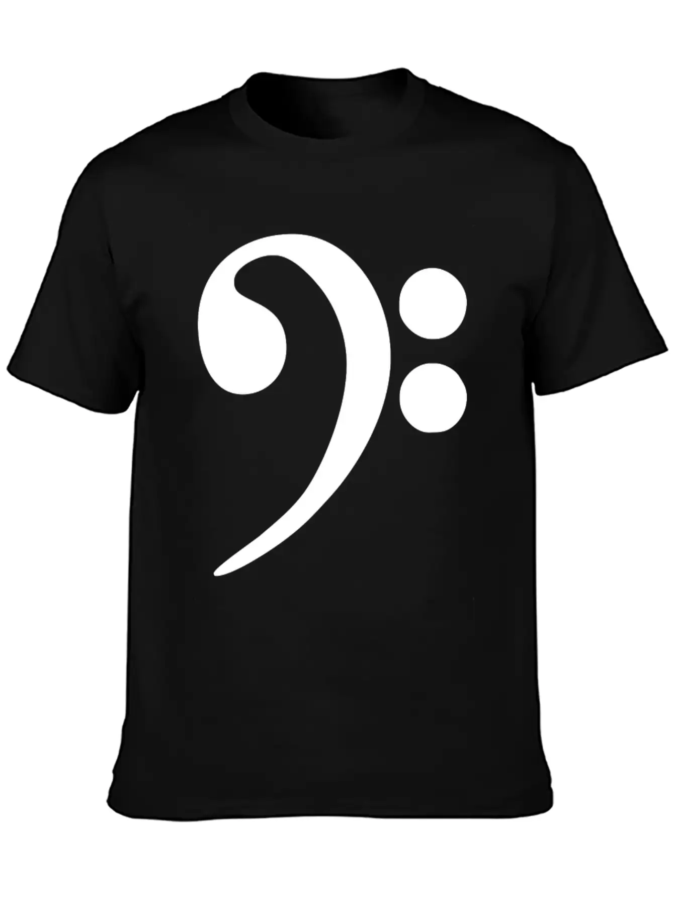 Bass Cleff Funny Stylish Everyday T-Shirt – Unisex Basic Cotton Tee
