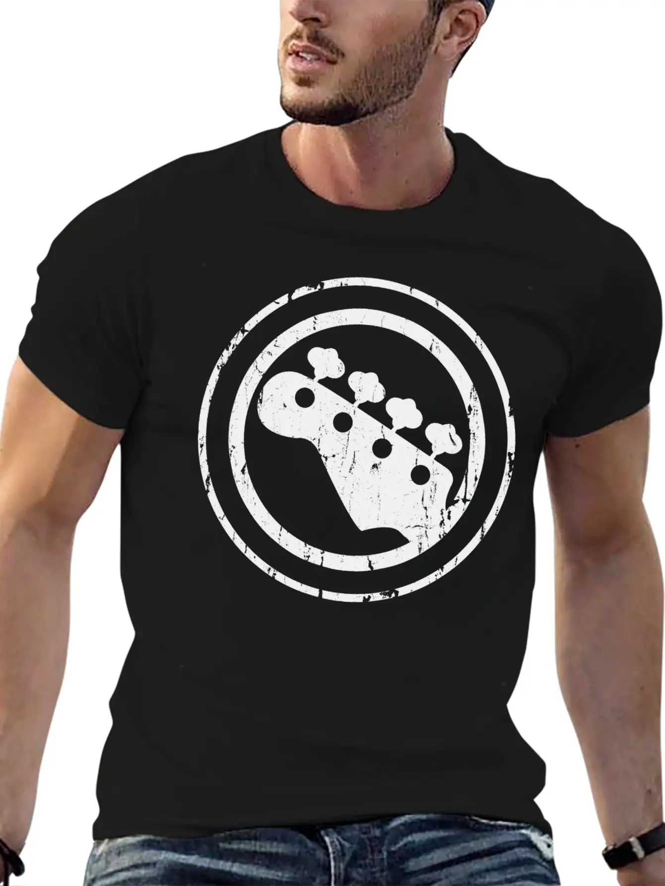 Bass Logo - Bassist Gift Essential Cotton Tee For Daily Outfits – Unisex Style