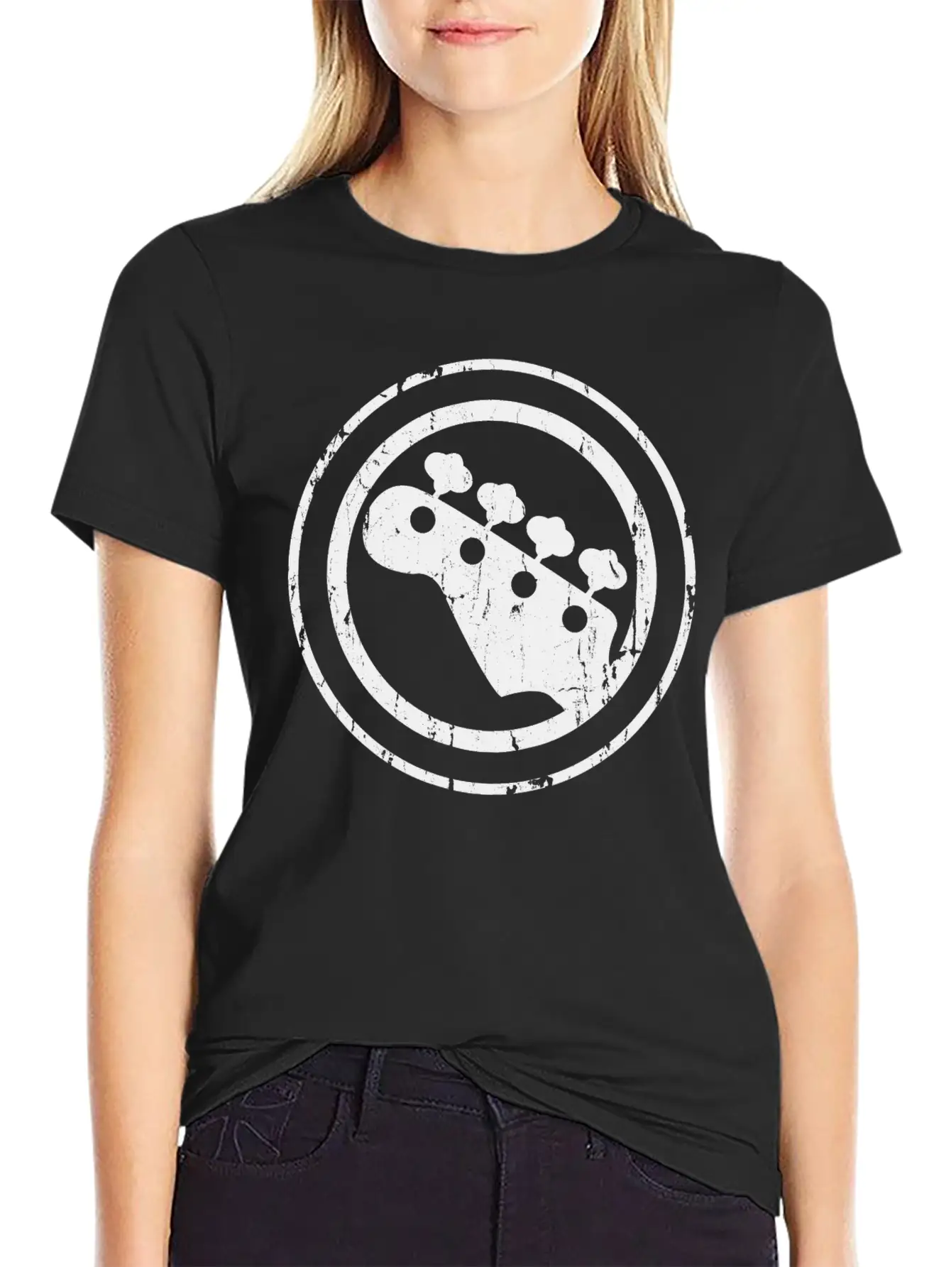 Bass Logo - Bassist Gift Essential Cotton Tee For Daily Outfits – Unisex Style