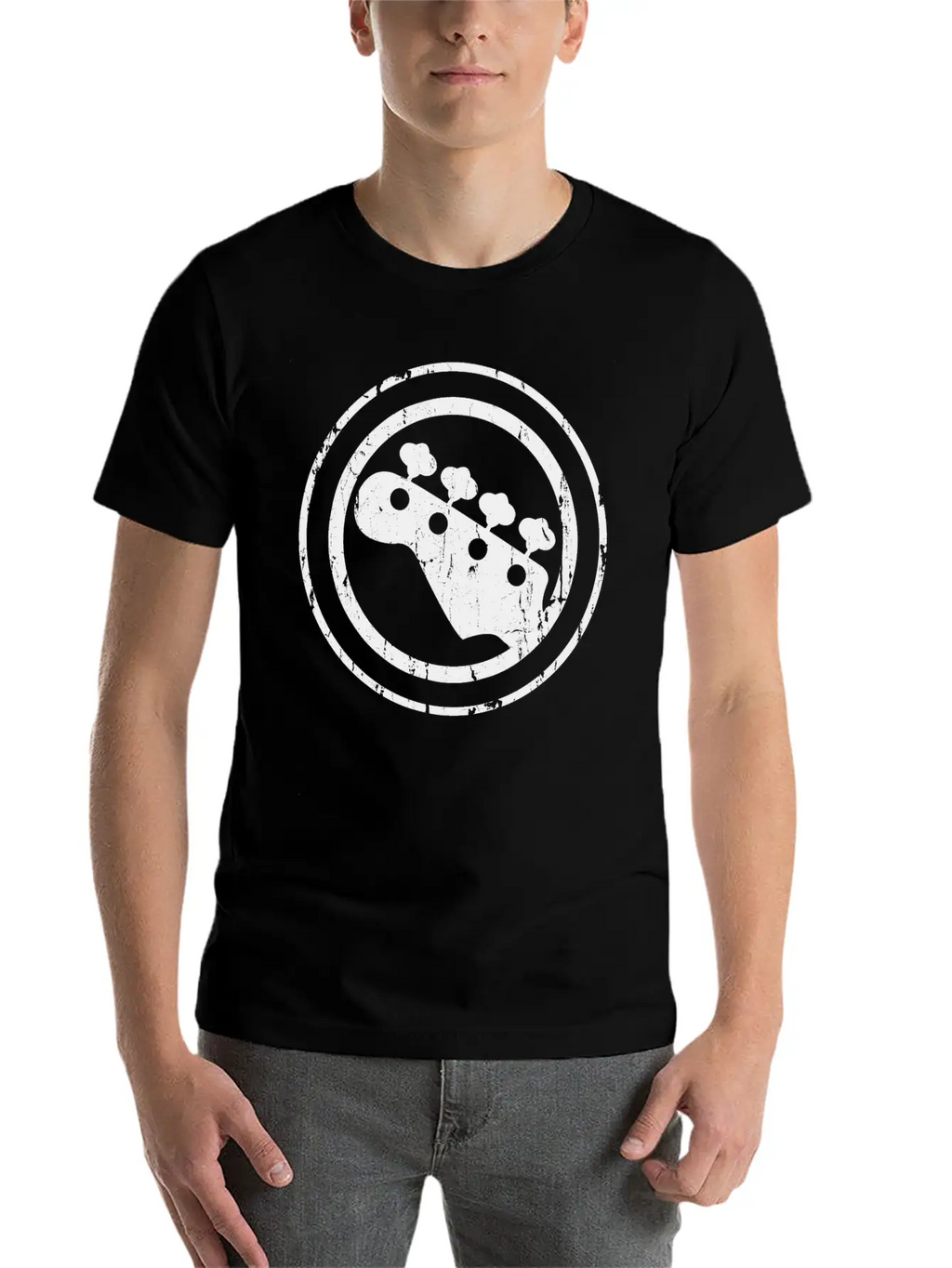 Bass Logo - Bassist Gift Essential Cotton Tee For Daily Outfits – Unisex Style