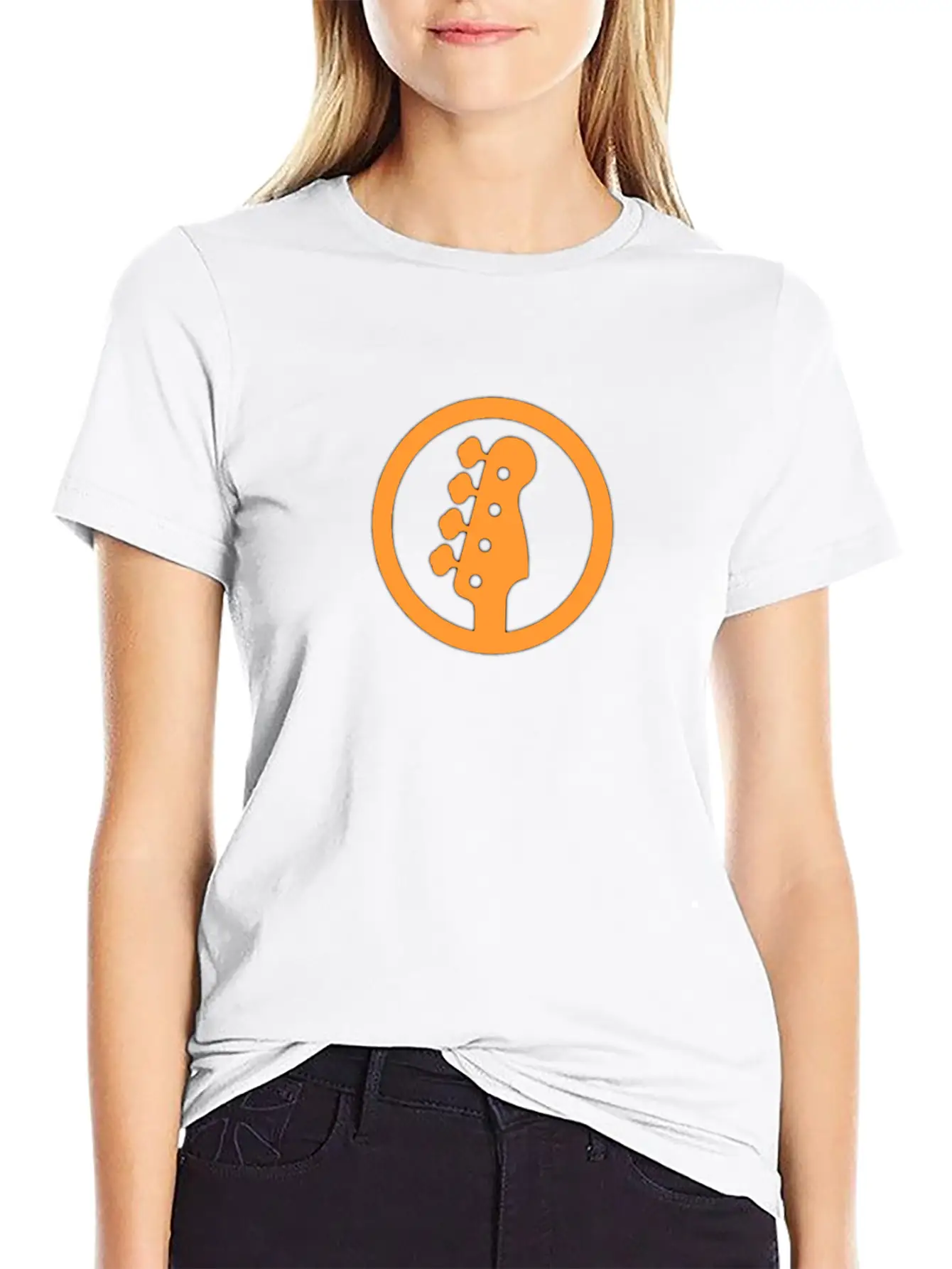 Bass Orange Timeless Short Sleeve Tee – Comfy And Minimalist Design