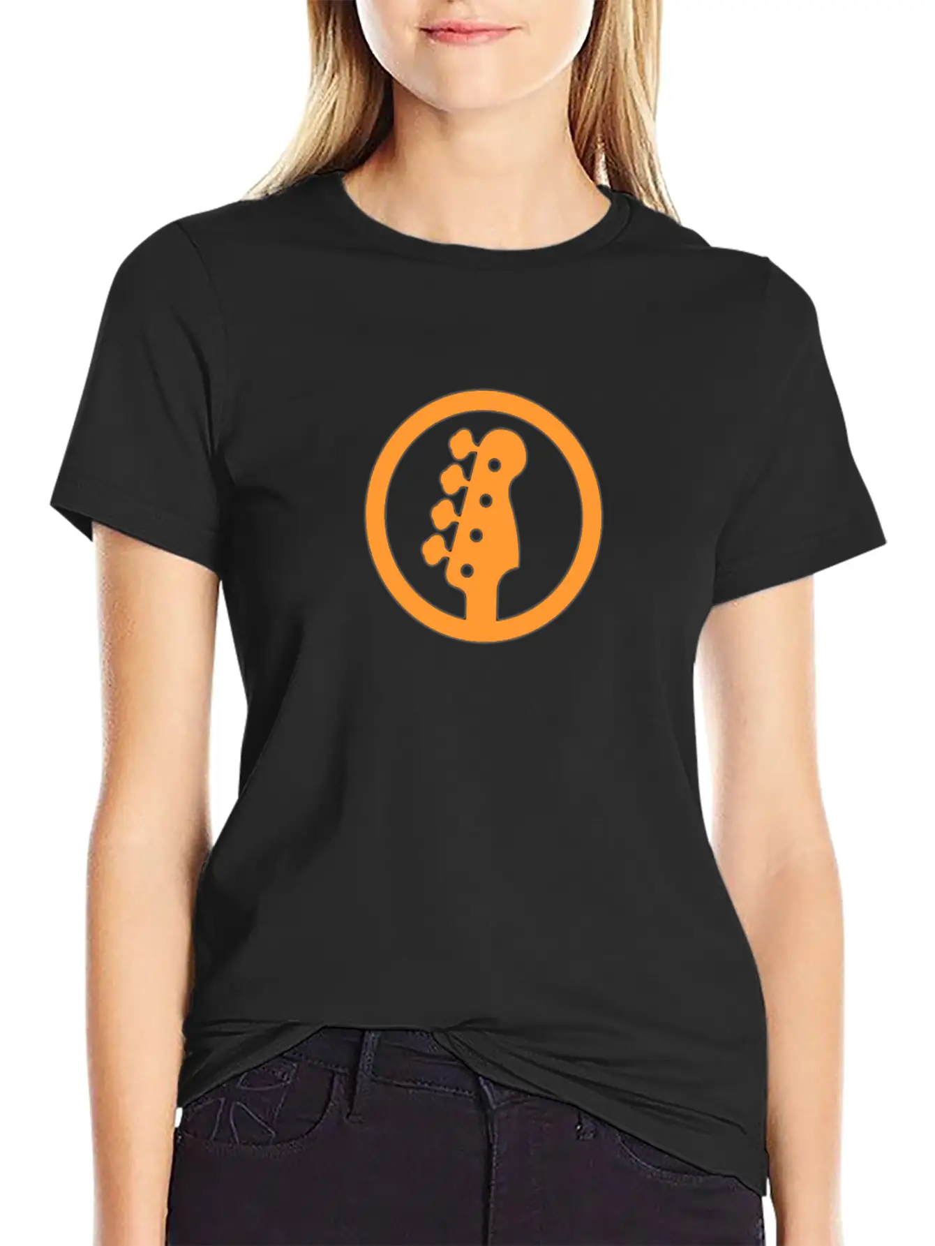 Bass Orange Timeless Short Sleeve Tee – Comfy And Minimalist Design