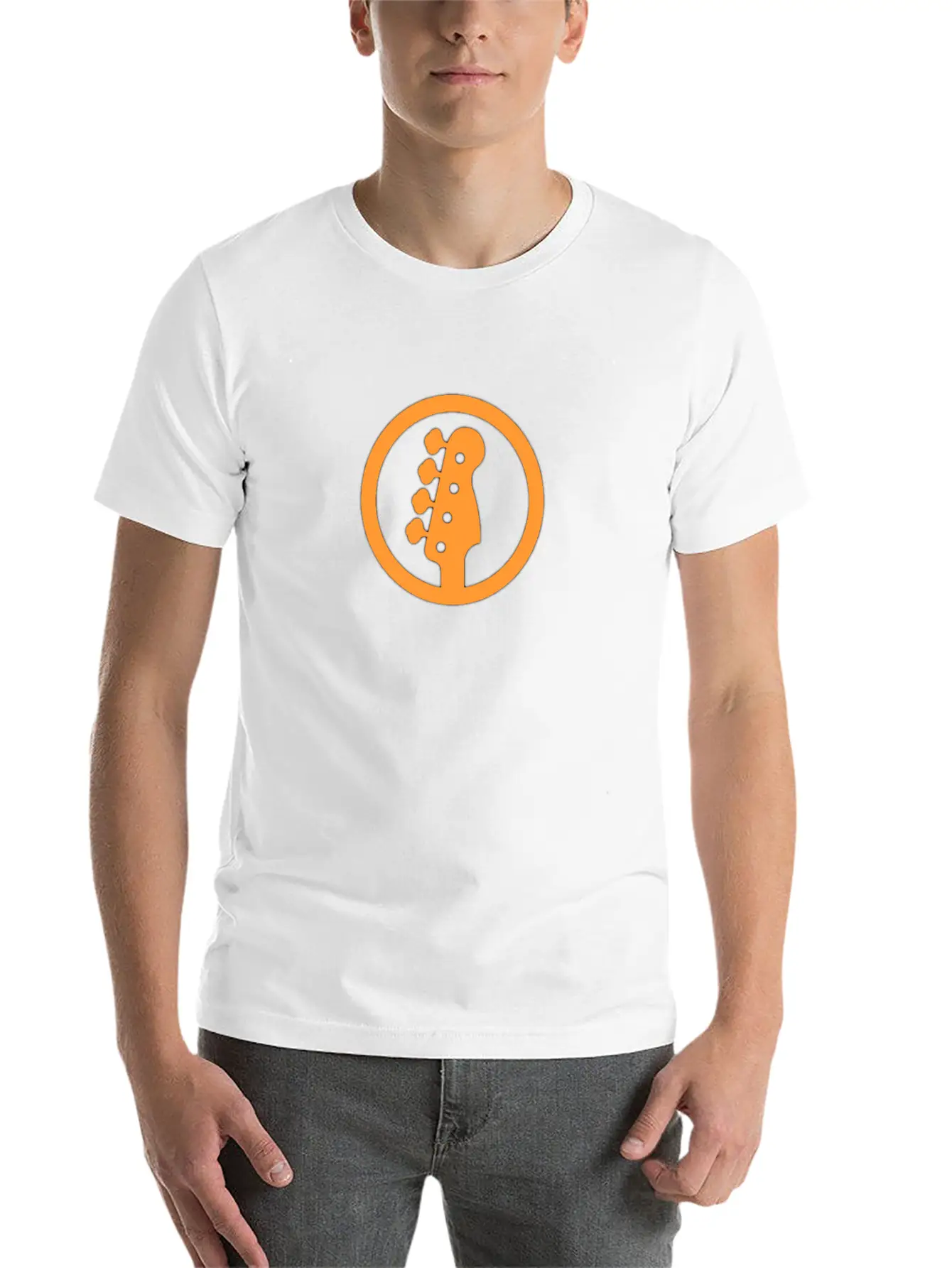 Bass Orange Timeless Short Sleeve Tee – Comfy And Minimalist Design