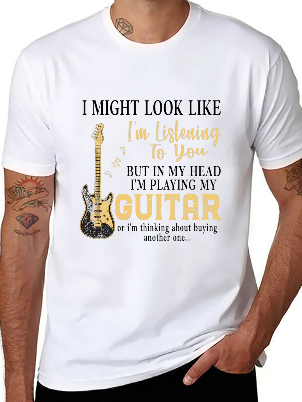 Bass Player Guitar Lover Funny Guitarist Gifts Breathable Graphic T-Shirt – Perfect For Casual Days