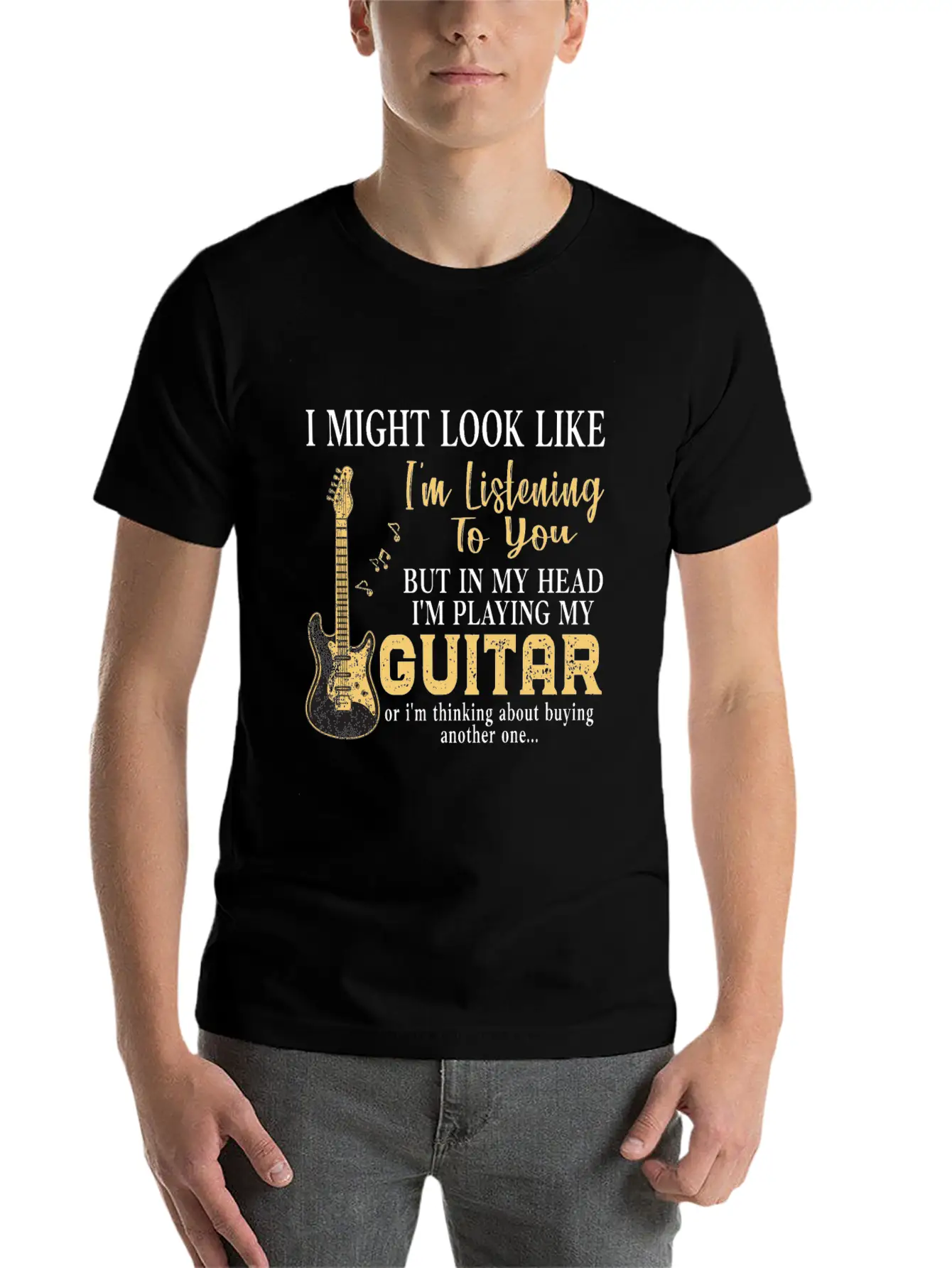 Bass Player Guitar Lover Funny Guitarist Gifts Breathable Graphic T-Shirt – Perfect For Casual Days