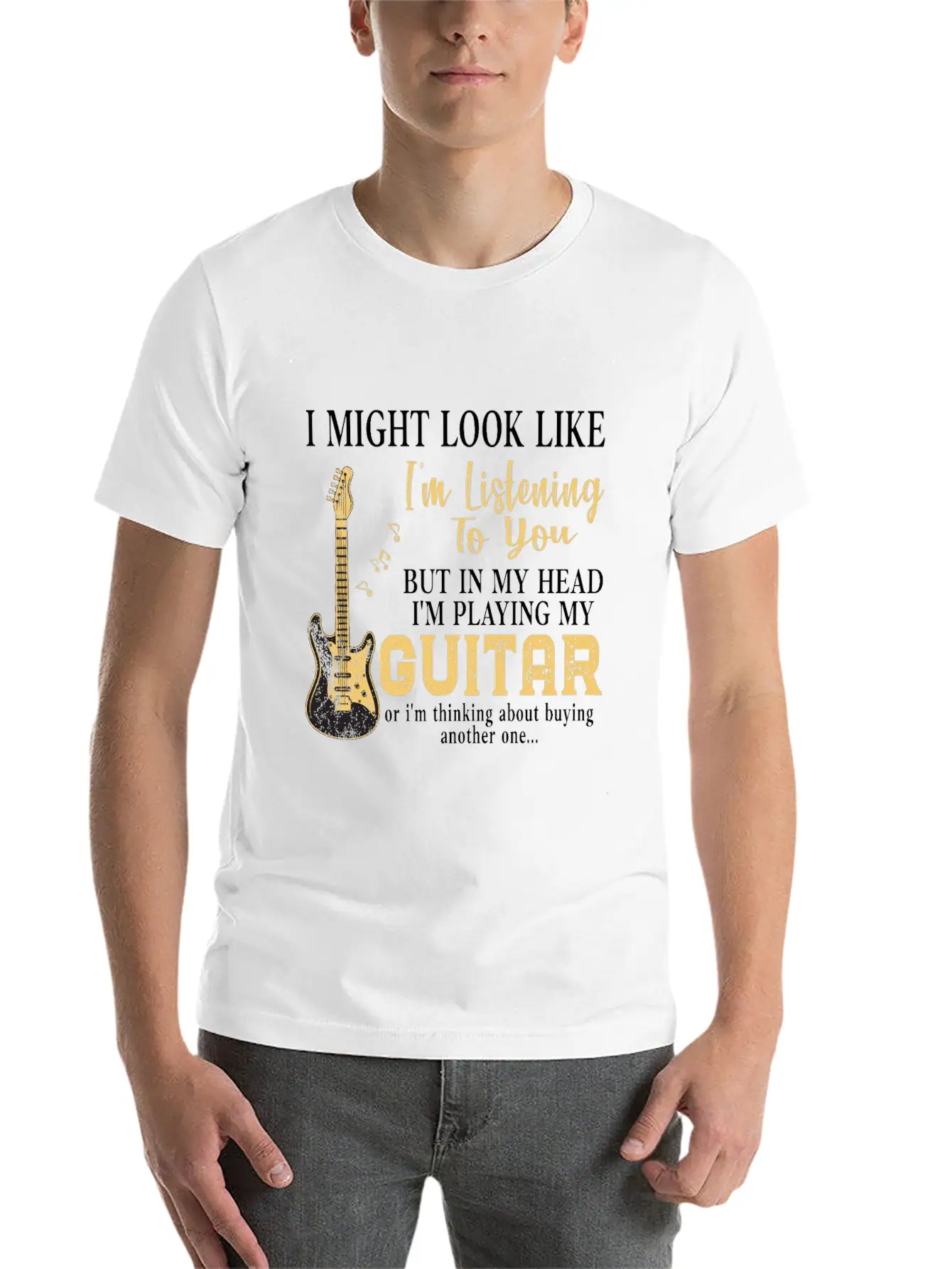 Bass Player Guitar Lover Funny Guitarist Gifts Breathable Graphic T-Shirt – Perfect For Casual Days