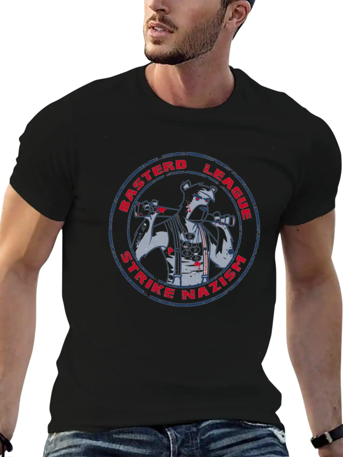 Basterds League Essential Cotton Tee For Daily Outfits – Unisex Style