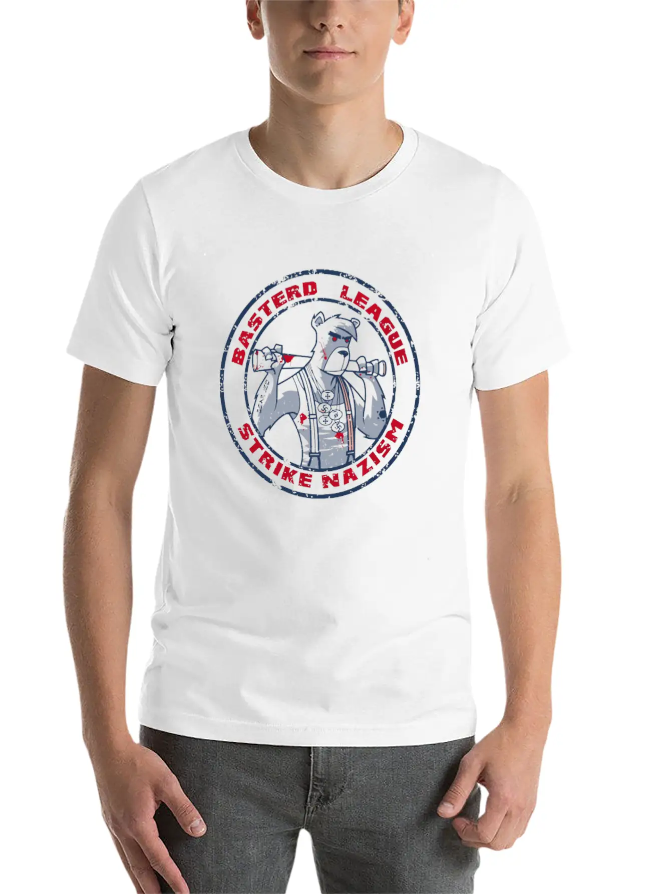 Basterds League Essential Cotton Tee For Daily Outfits – Unisex Style