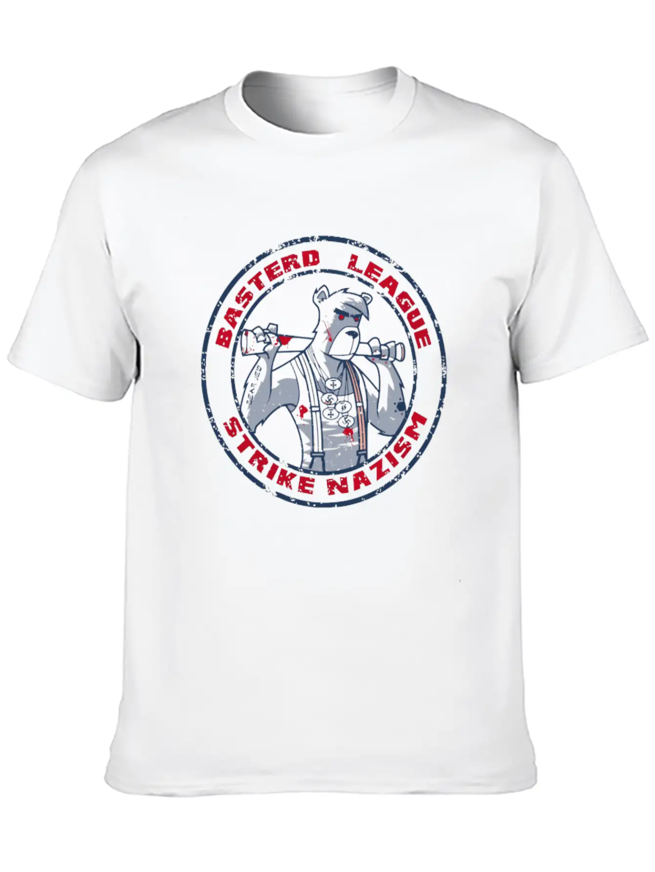 Basterds League Essential Cotton Tee For Daily Outfits – Unisex Style