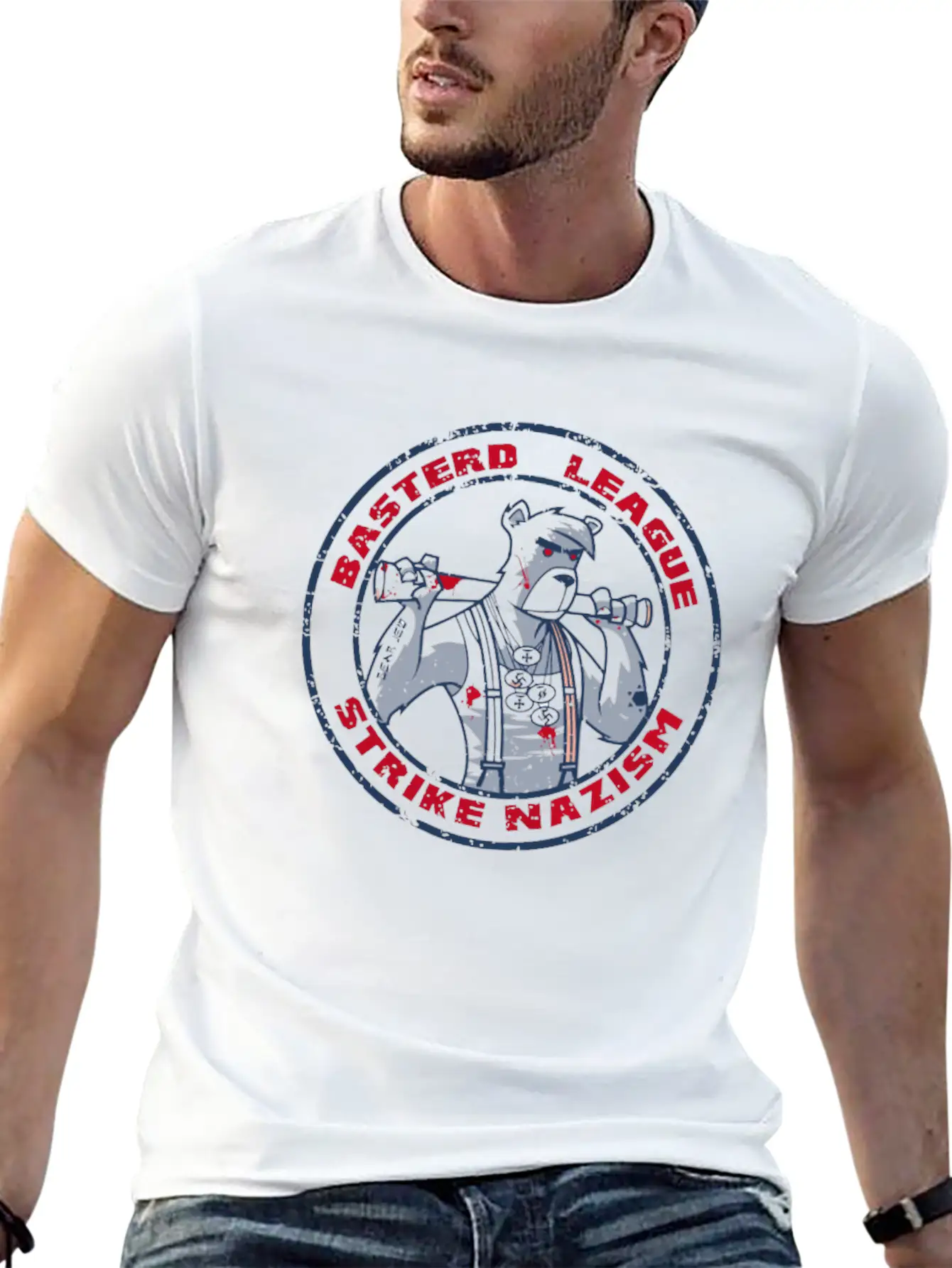 Basterds League Essential Cotton Tee For Daily Outfits – Unisex Style