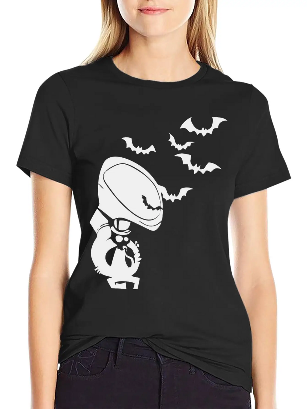 Bat Jazz Cool Relaxed Everyday Tee – Lightweight And Durable Cotton
