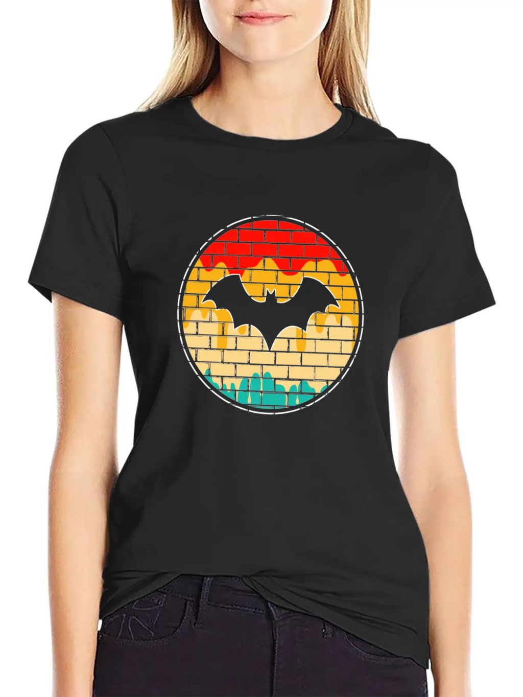 Bat Retro Unisex Casual T-Shirt – Clean Design For Daily Comfort