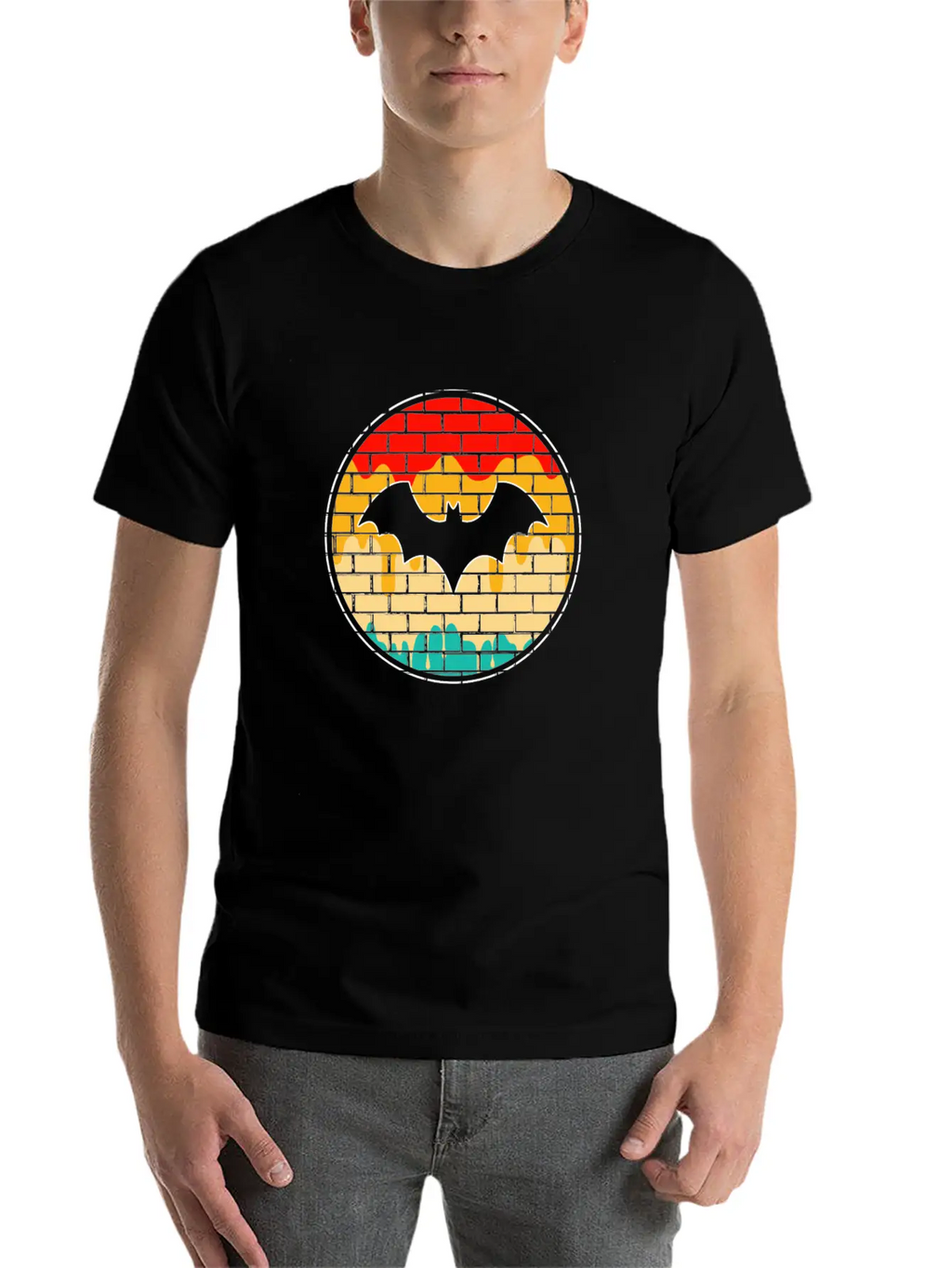 Bat Retro Unisex Casual T-Shirt – Clean Design For Daily Comfort