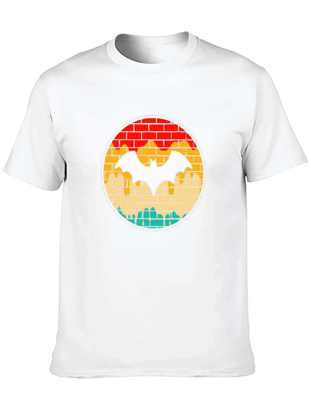Bat Retro Unisex Casual T-Shirt – Clean Design For Daily Comfort