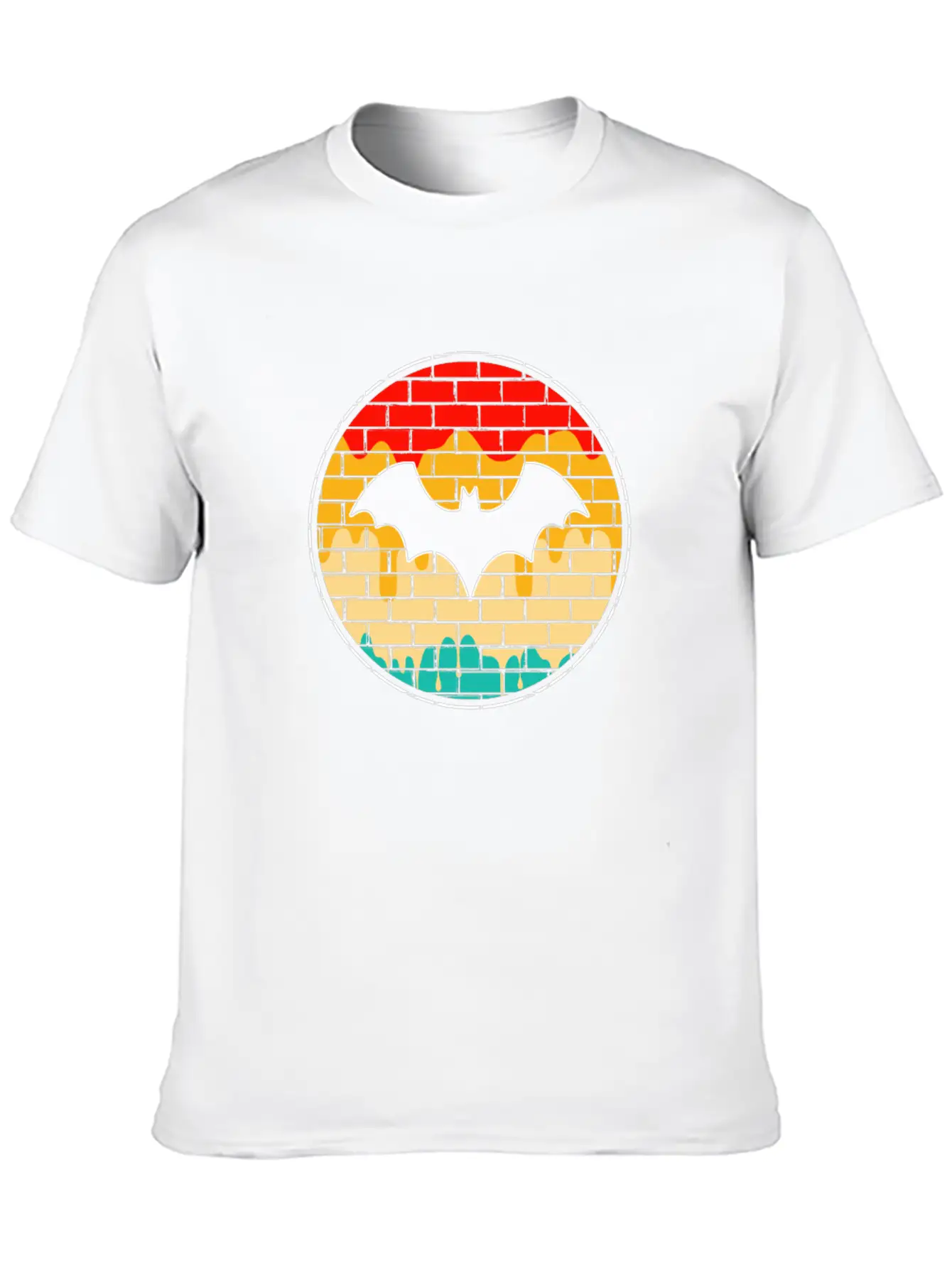 Bat Retro Unisex Casual T-Shirt – Clean Design For Daily Comfort