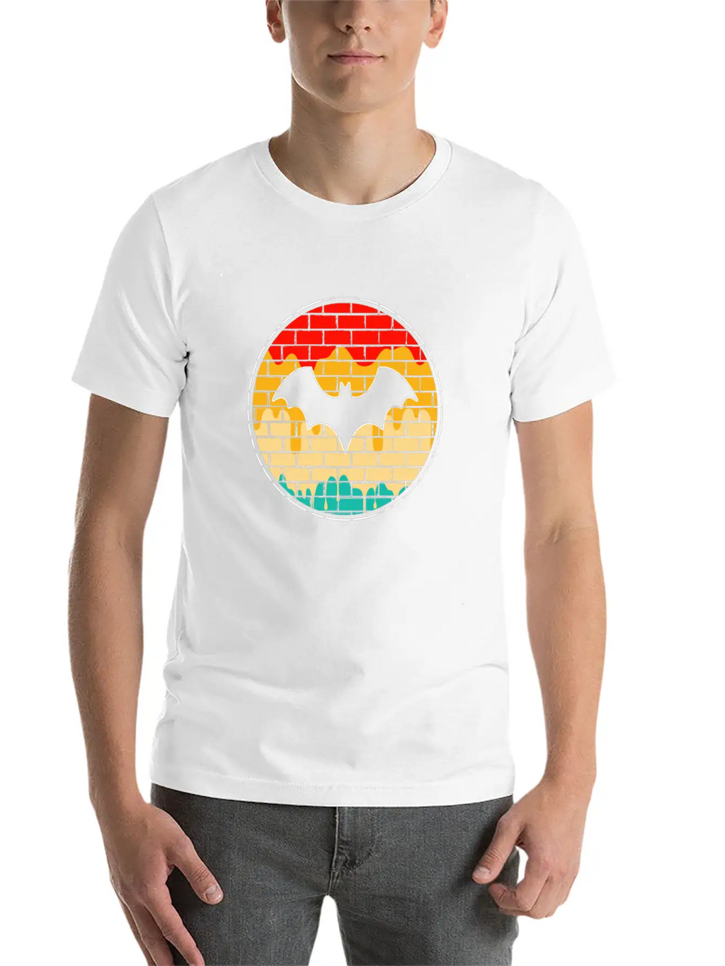 Bat Retro Unisex Casual T-Shirt – Clean Design For Daily Comfort