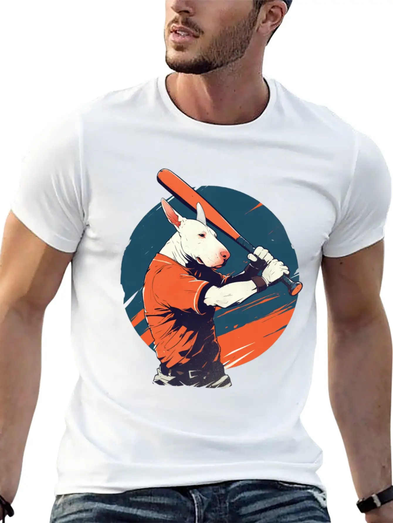 Battered Bull Unisex Casual T-Shirt – Clean Design For Daily Comfort