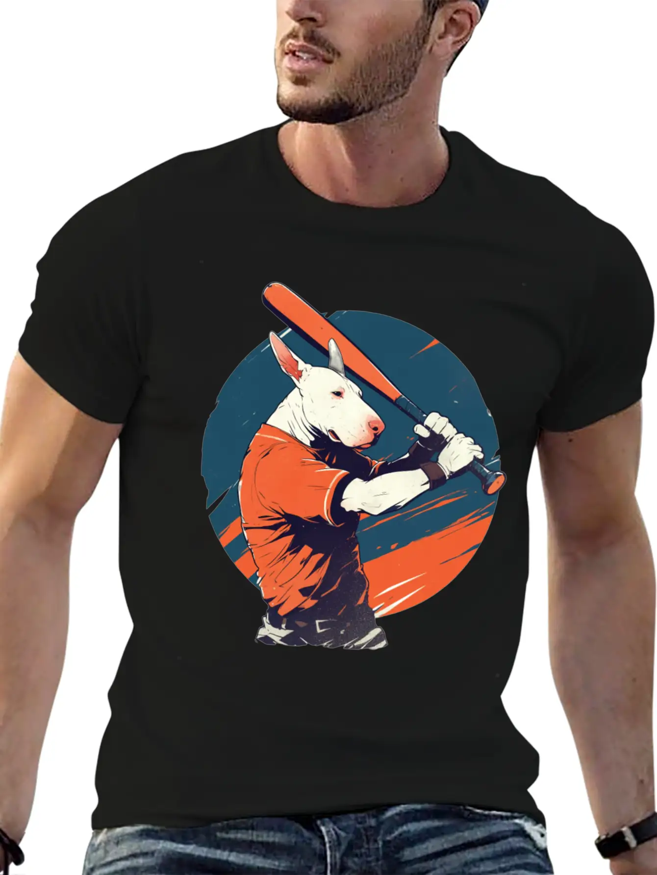 Battered Bull Unisex Casual T-Shirt – Clean Design For Daily Comfort