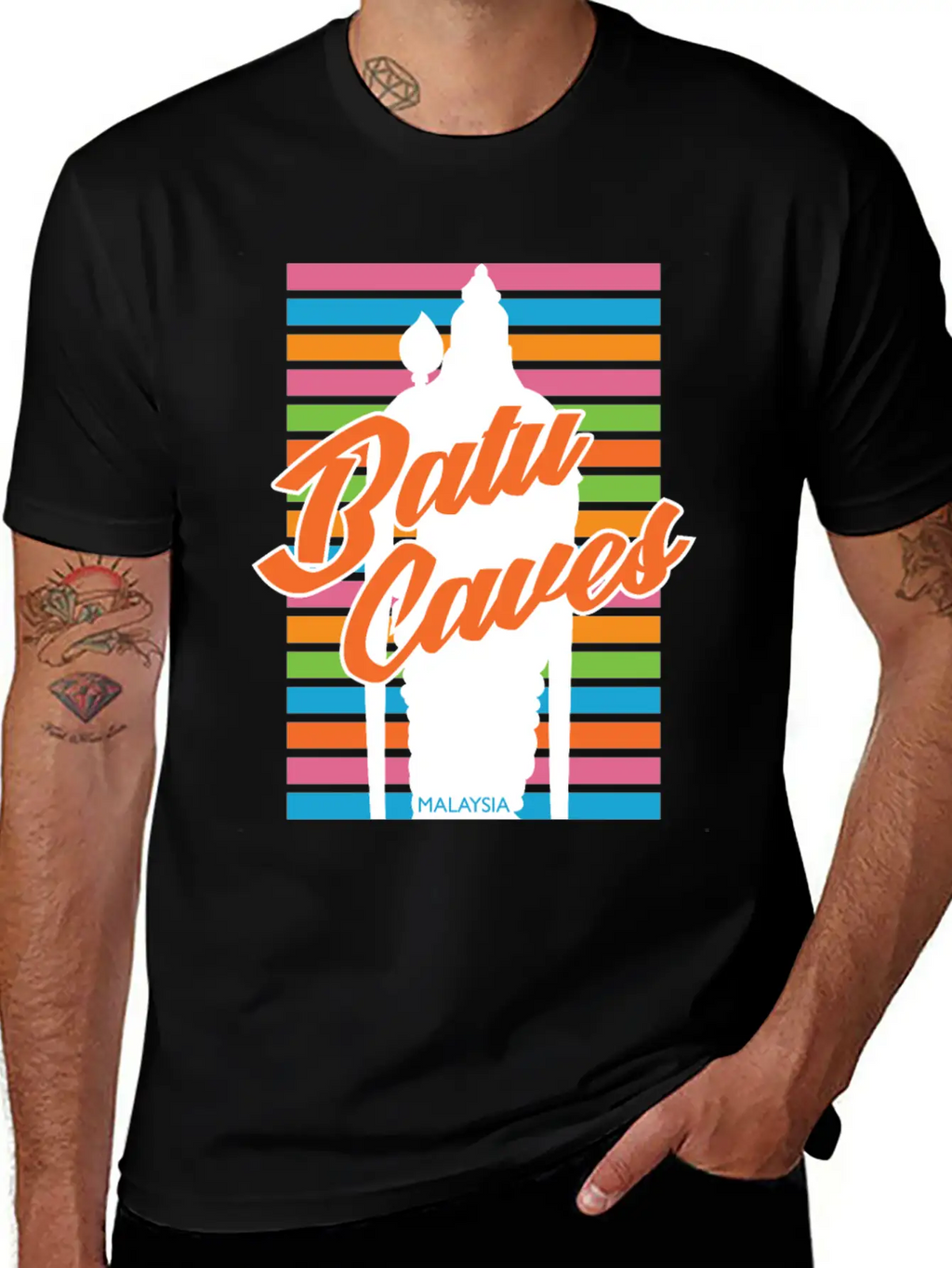 Batu Caves - Malaysia Classic Cotton Tee – Unisex Comfort For Any Season