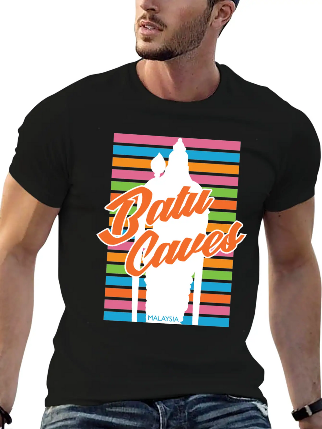 Batu Caves - Malaysia Classic Cotton Tee – Unisex Comfort For Any Season