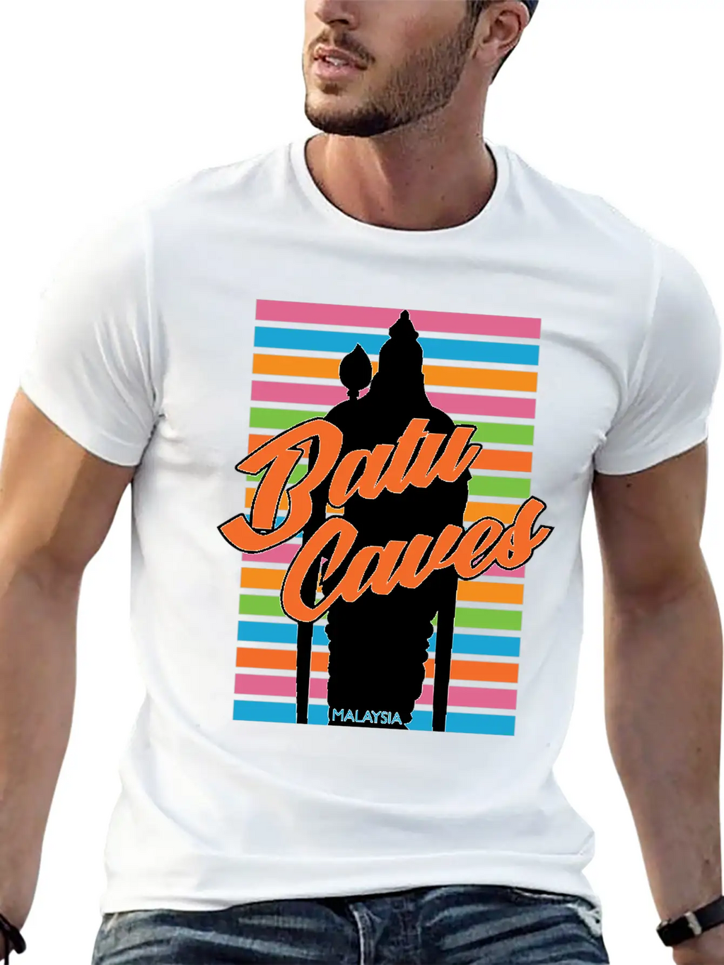 Batu Caves - Malaysia Classic Cotton Tee – Unisex Comfort For Any Season