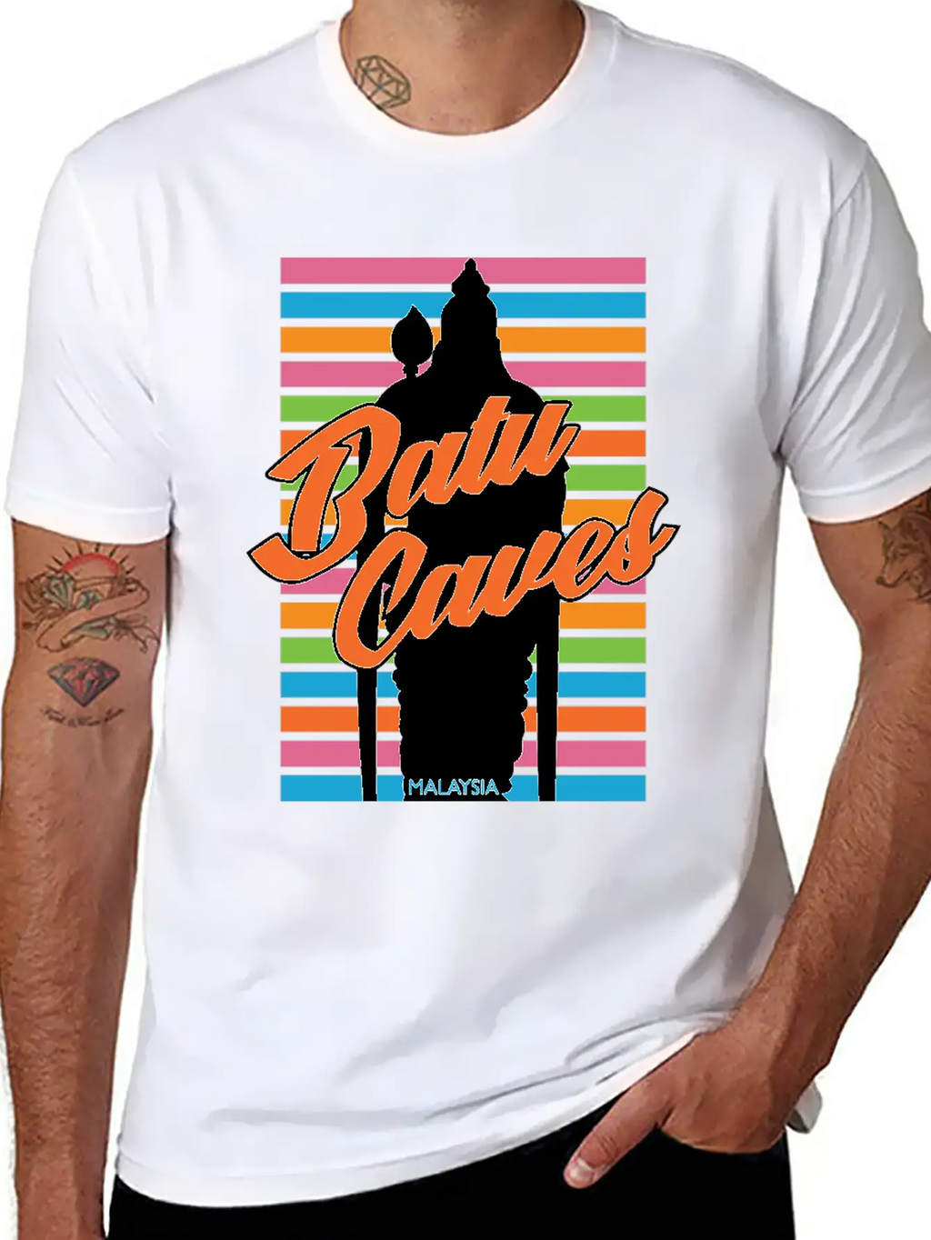 Batu Caves - Malaysia Classic Cotton Tee – Unisex Comfort For Any Season