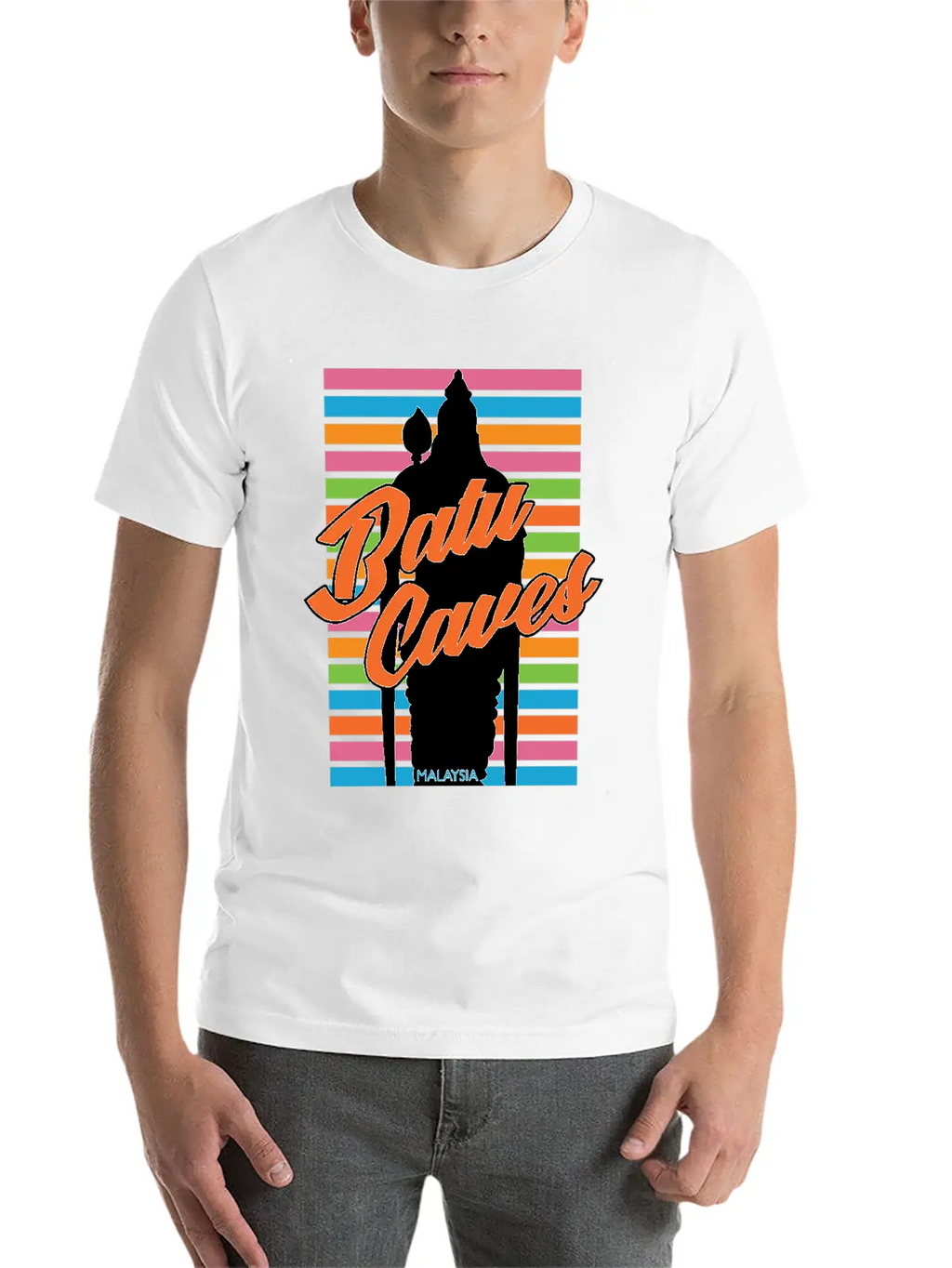 Batu Caves - Malaysia Classic Cotton Tee – Unisex Comfort For Any Season