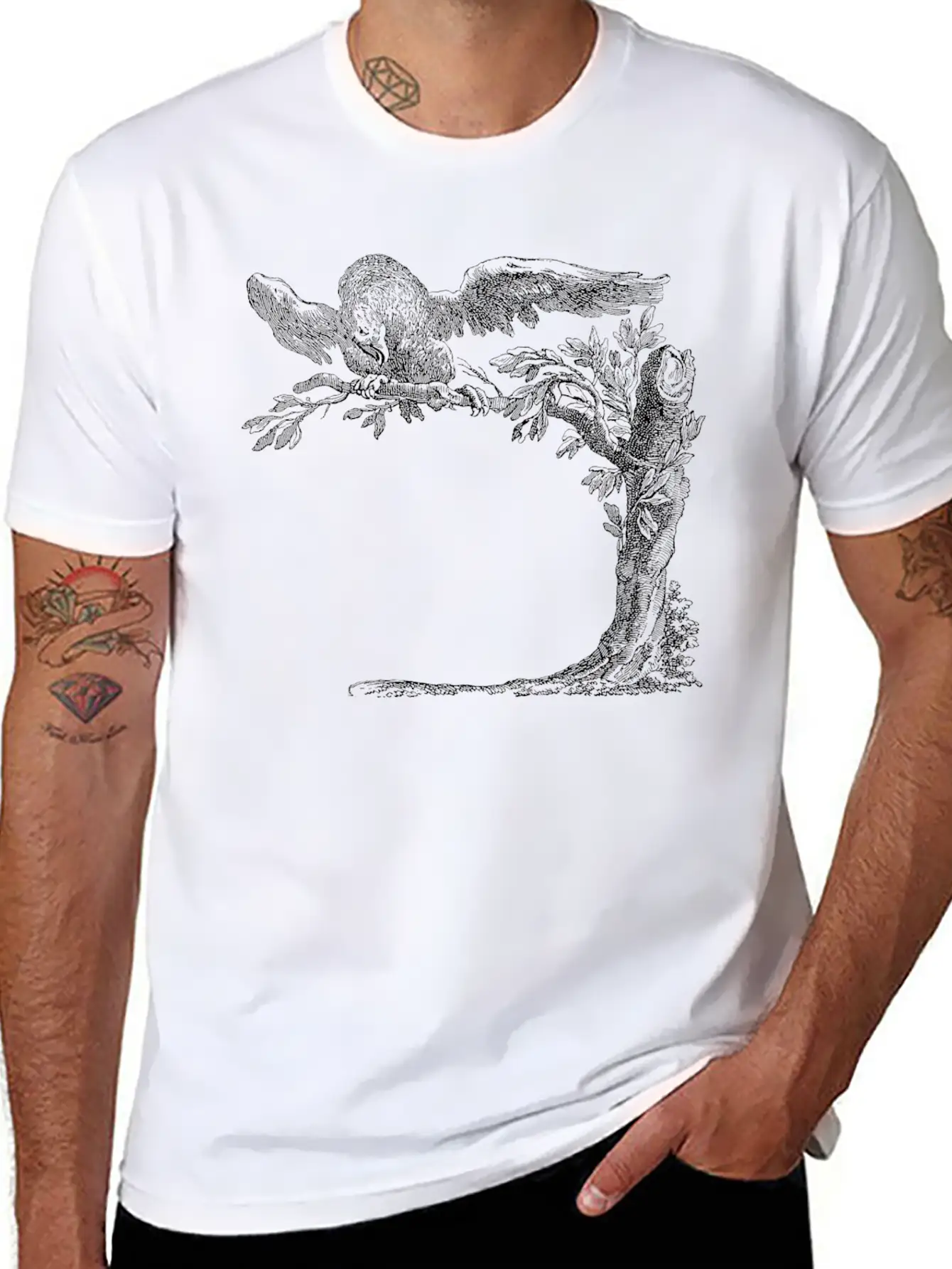 Baum Tree Baumstamm Wald Forest Woods17 Breathable Soft Cotton T-Shirt – Timeless Casual Look
