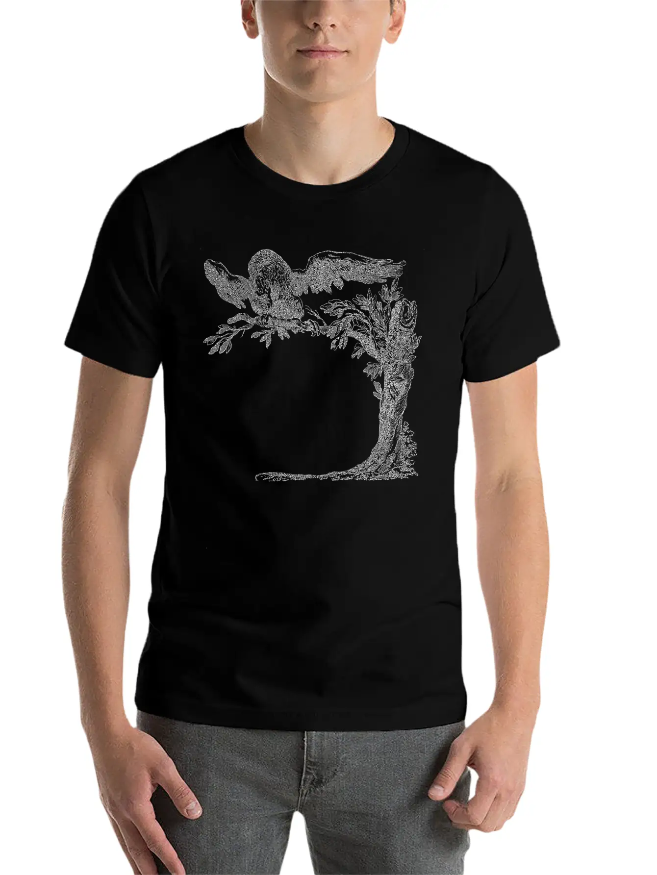 Baum Tree Baumstamm Wald Forest Woods17 Breathable Soft Cotton T-Shirt – Timeless Casual Look