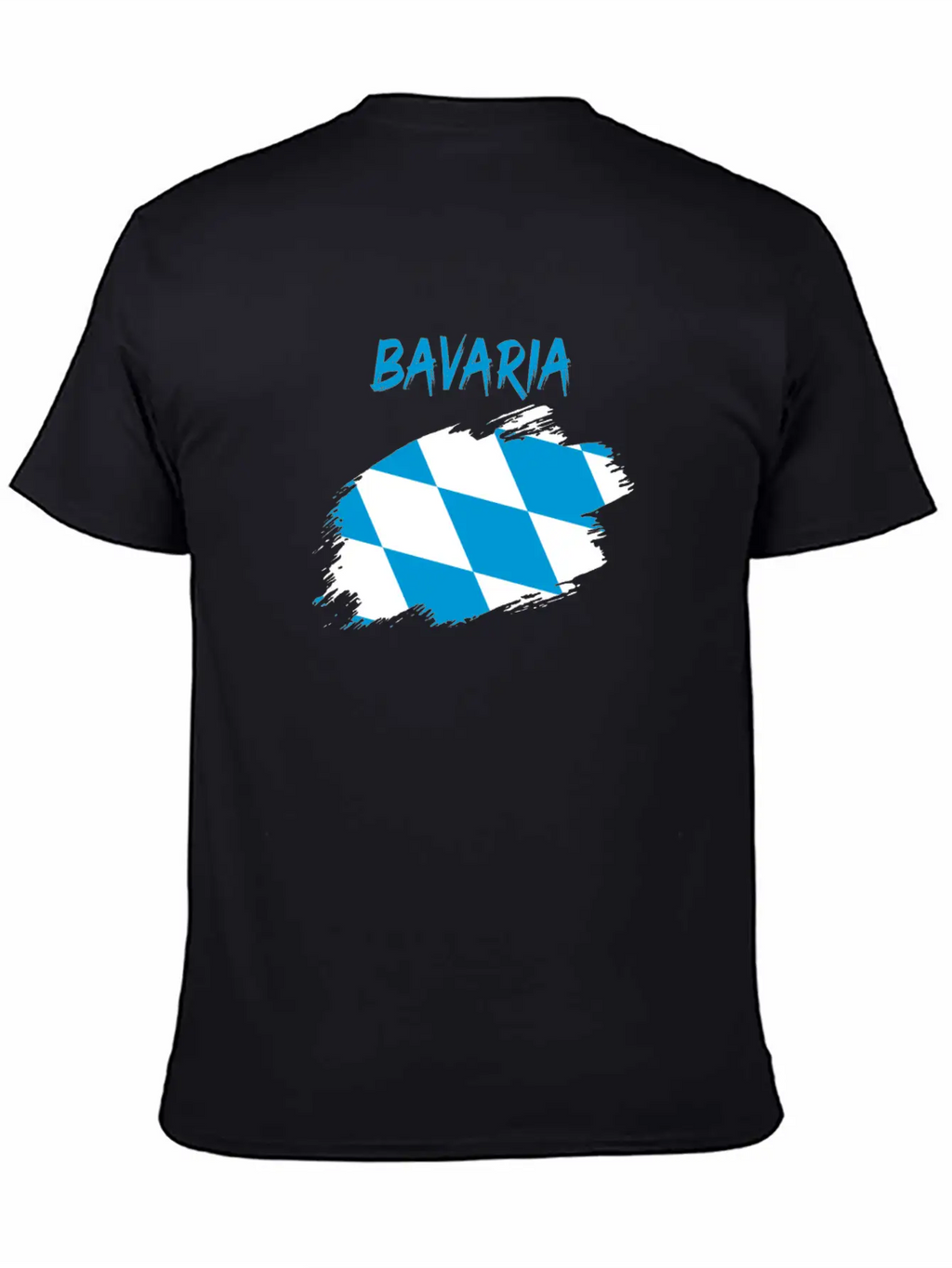 Bavaria Bavarian Flag Banner Rhombus Stylish Everyday T-Shirt – Unisex Basic Cotton Tee