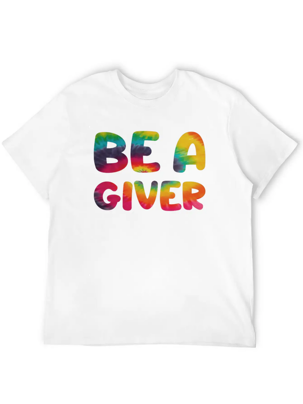 Be A Giver Hippie Tie Dye Relaxed Everyday Tee – Lightweight And Durable Cotton