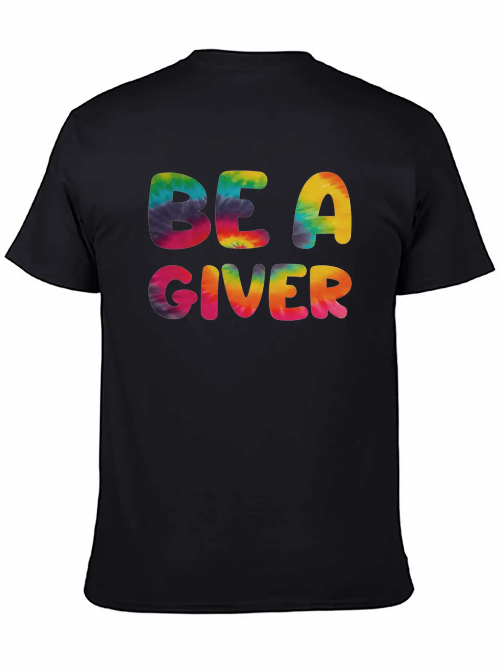 Be A Giver Hippie Tie Dye Relaxed Everyday Tee – Lightweight And Durable Cotton