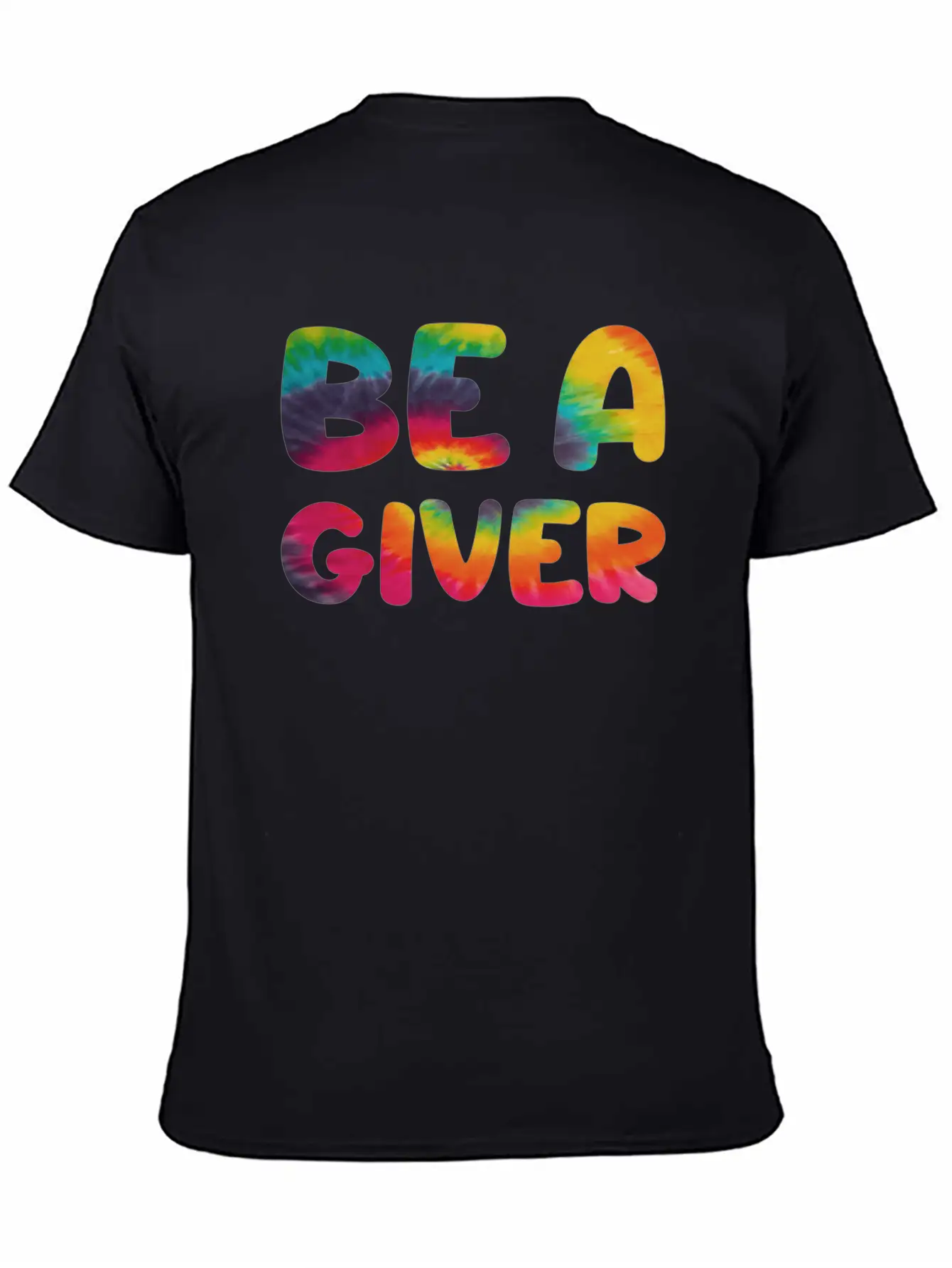 Be A Giver Hippie Tie Dye Relaxed Everyday Tee – Lightweight And Durable Cotton