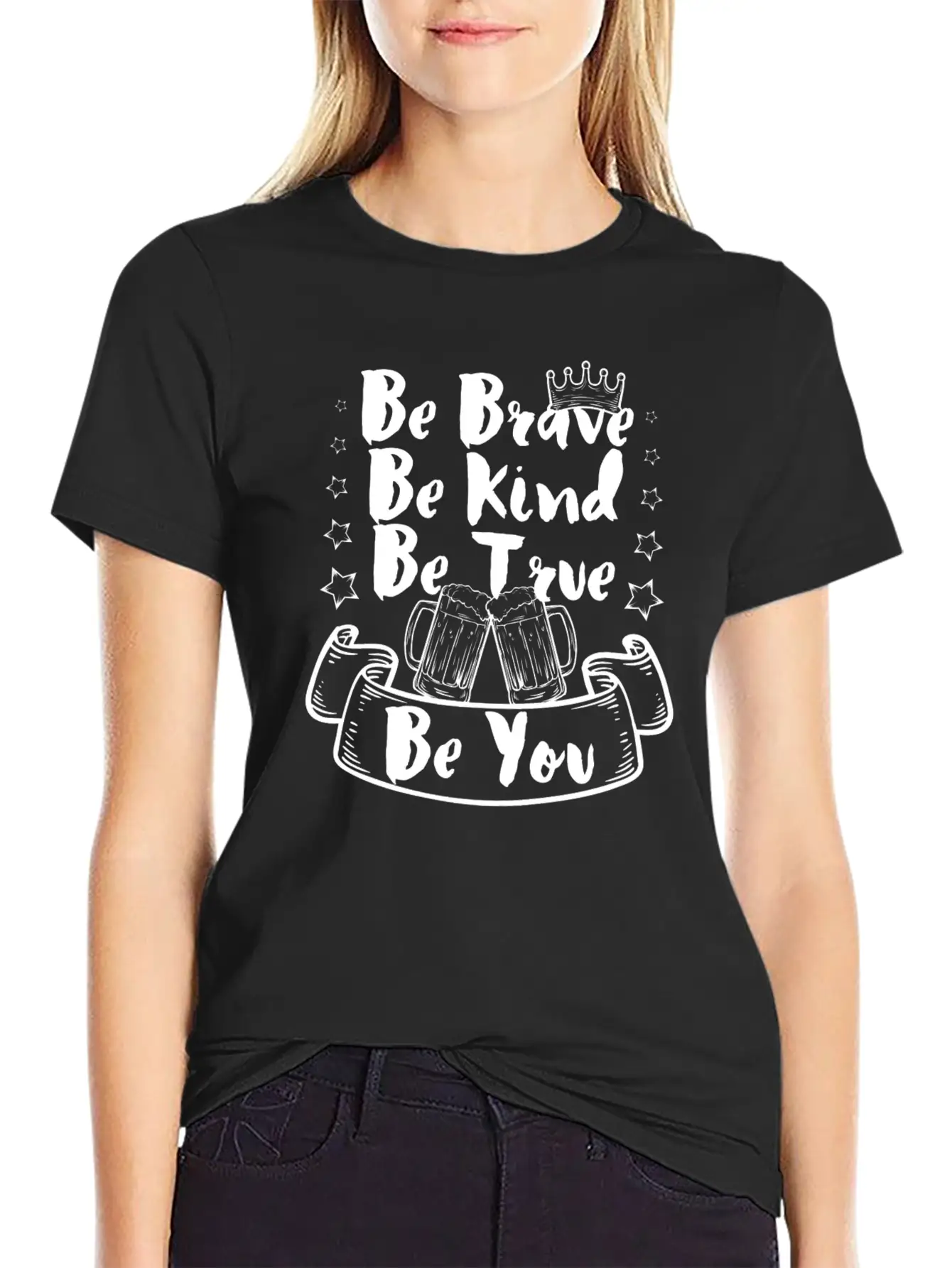 Be Brave, Be Kind, Be True, Be You Classic Cotton Tee – Unisex Comfort For Any Season